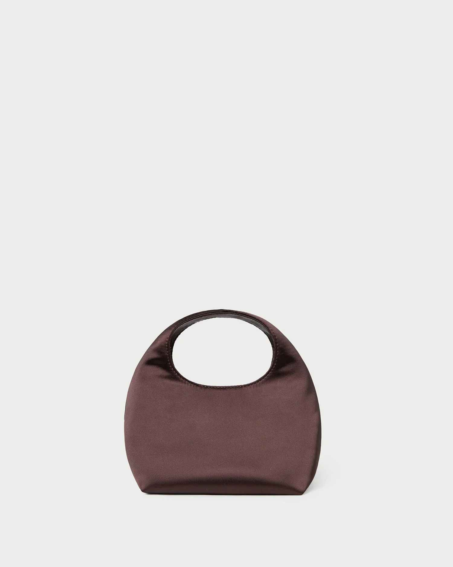 Loeffler Randall - Kenzie Chocolate Satin Mini Bag