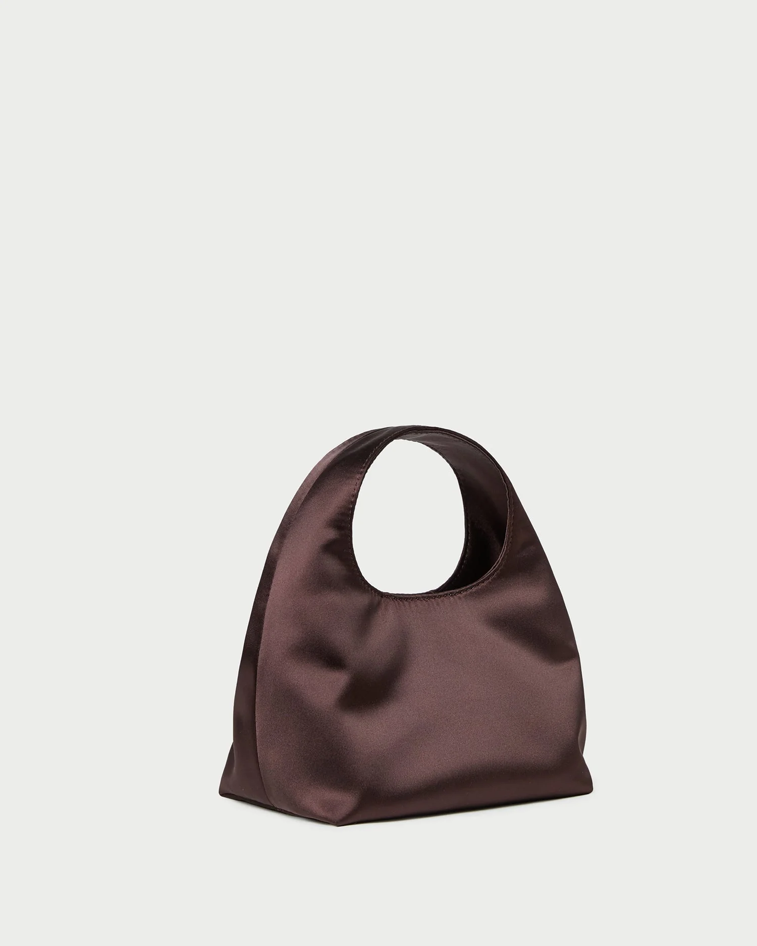 Loeffler Randall - Kenzie Chocolate Satin Mini Bag - Image 2