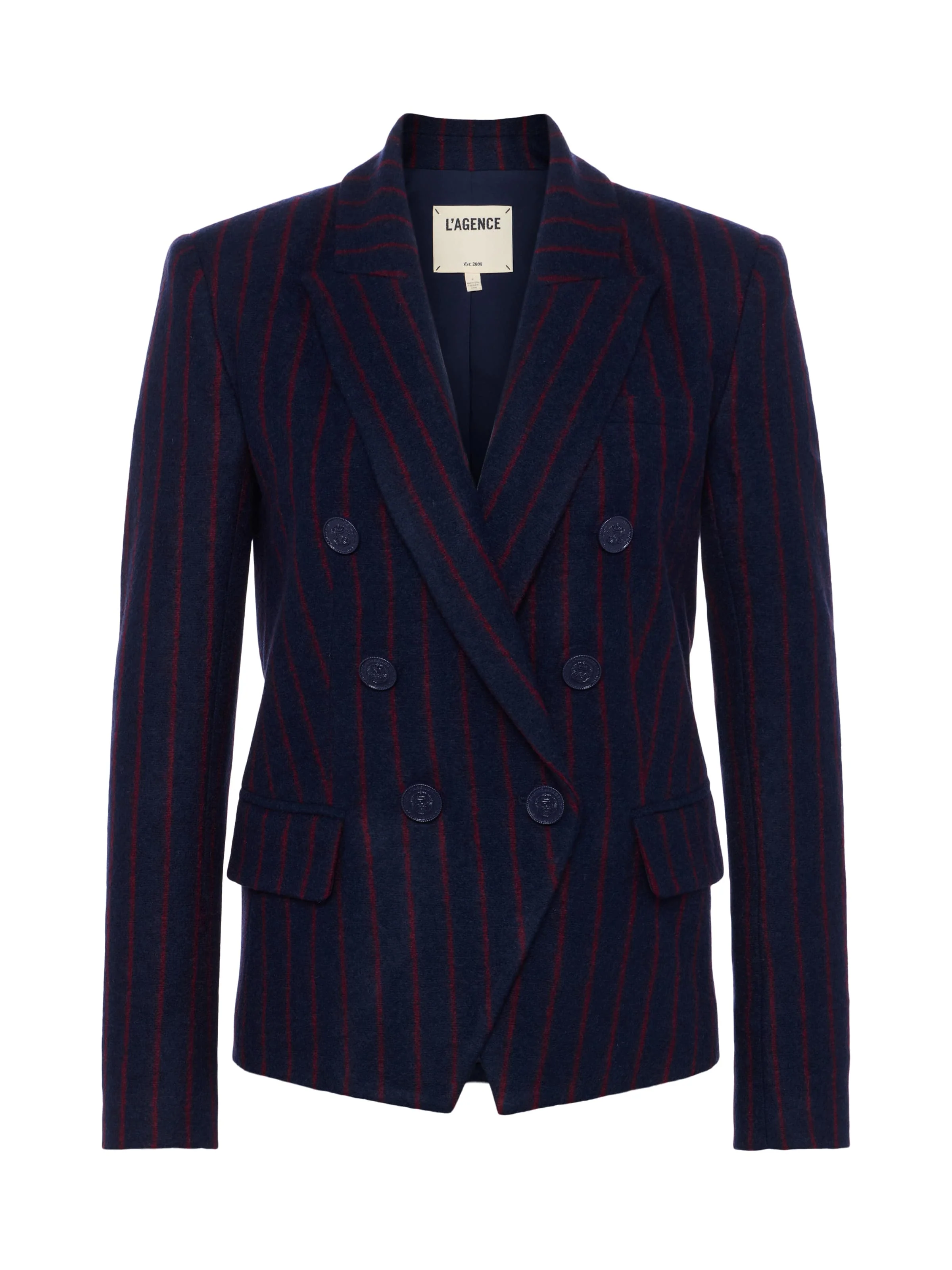L'AGENCE - Kenzie Pinstriped Blazer - Image 8