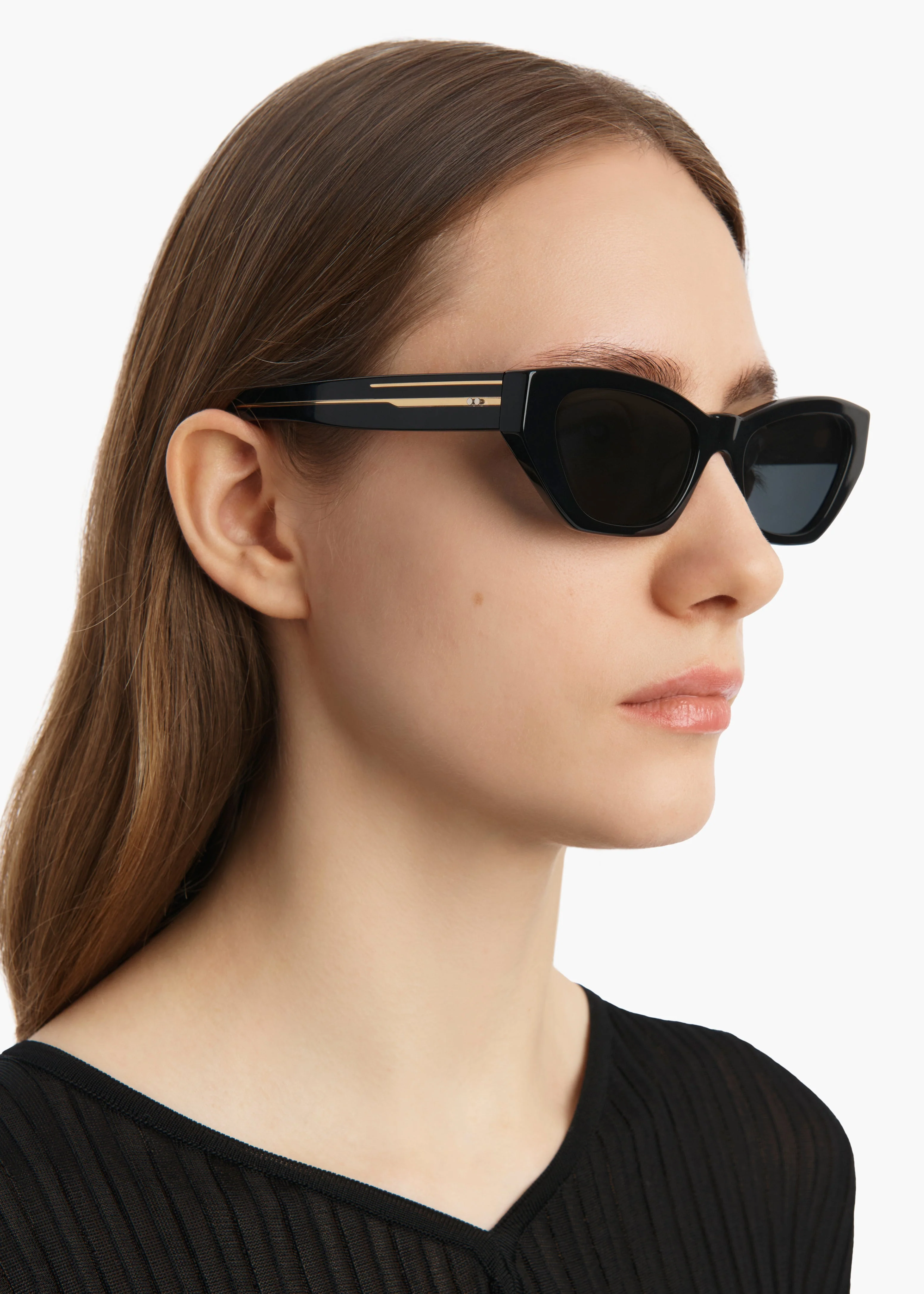 Khaite - x Oliver Peoples 1961C in Black and Grey - Image 8