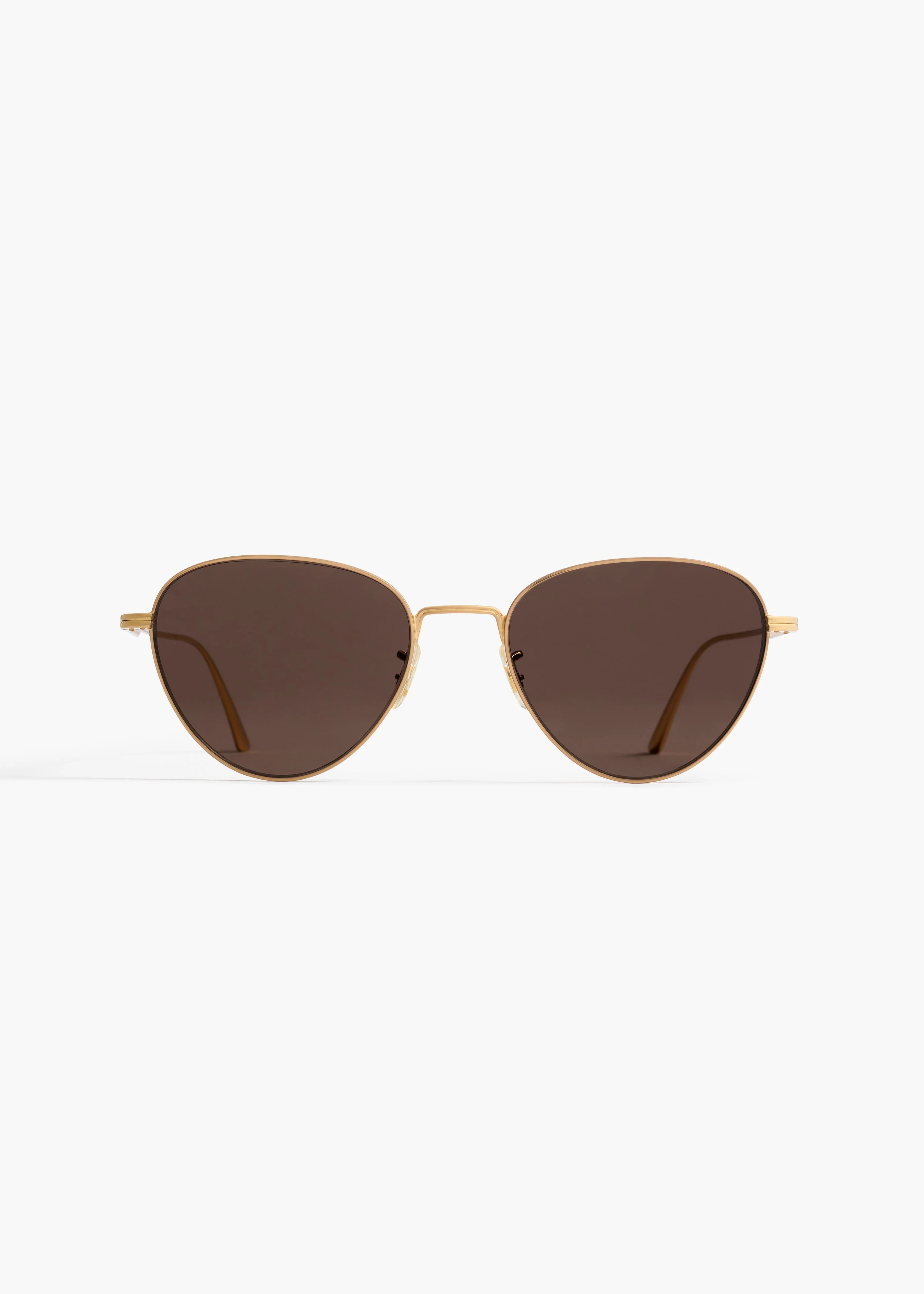 Khaite - x Oliver Peoples 1991C in Gold and Brown - Image 5
