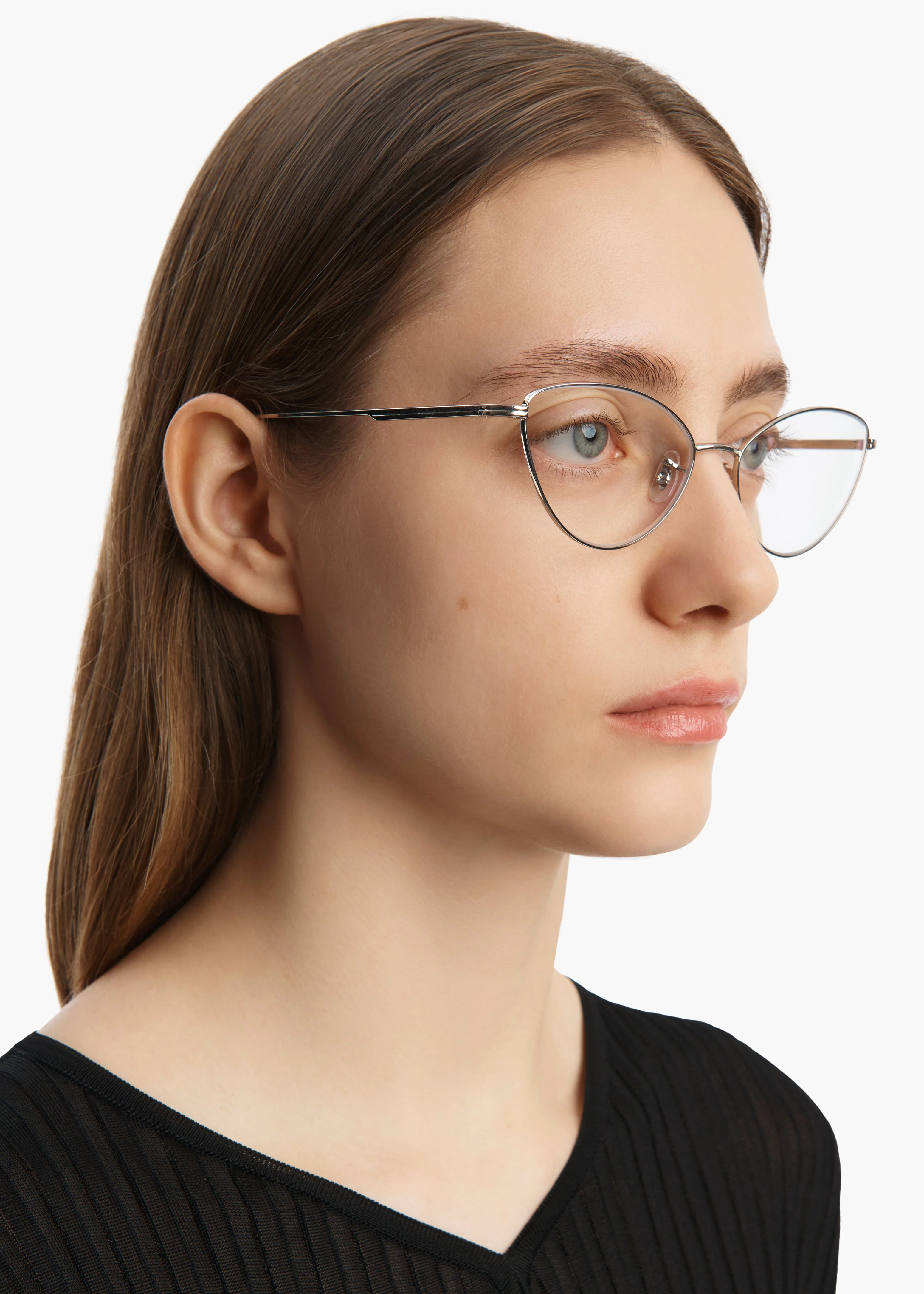Khaite - x Oliver Peoples 1998RX in Silver - Image 8