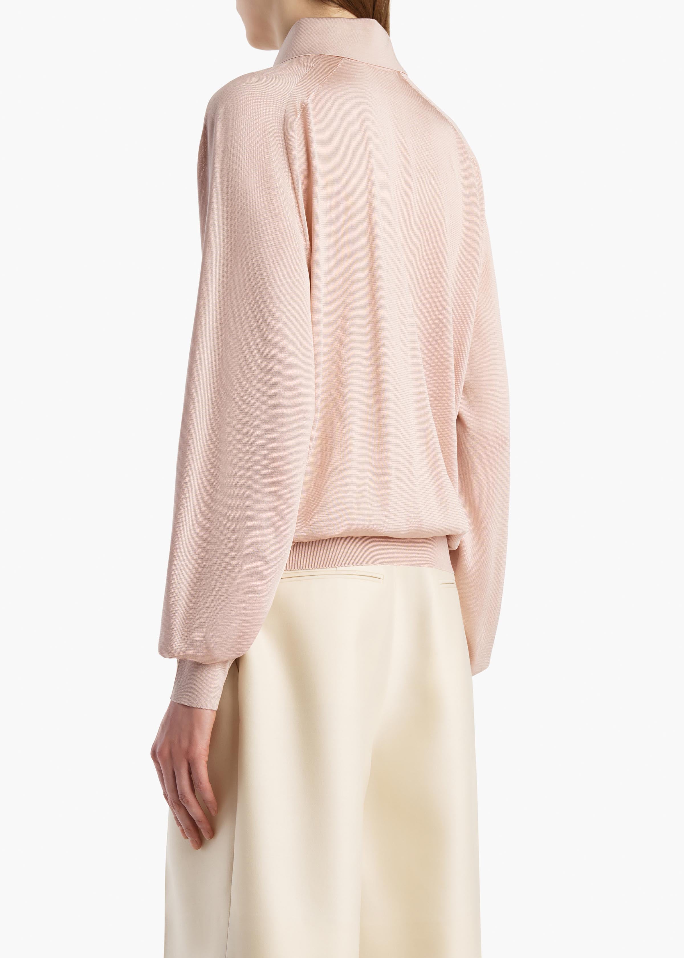 Khaite - Alexa Top in Dusty Rose - Image 4