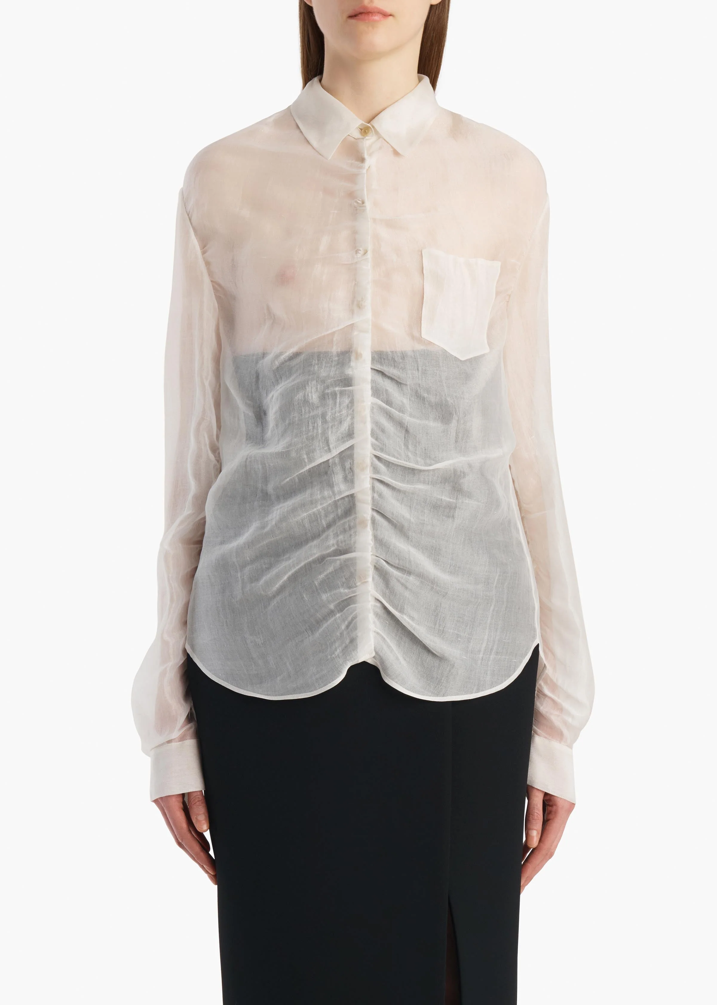 Khaite - Allie Top in Chalk - Image 3