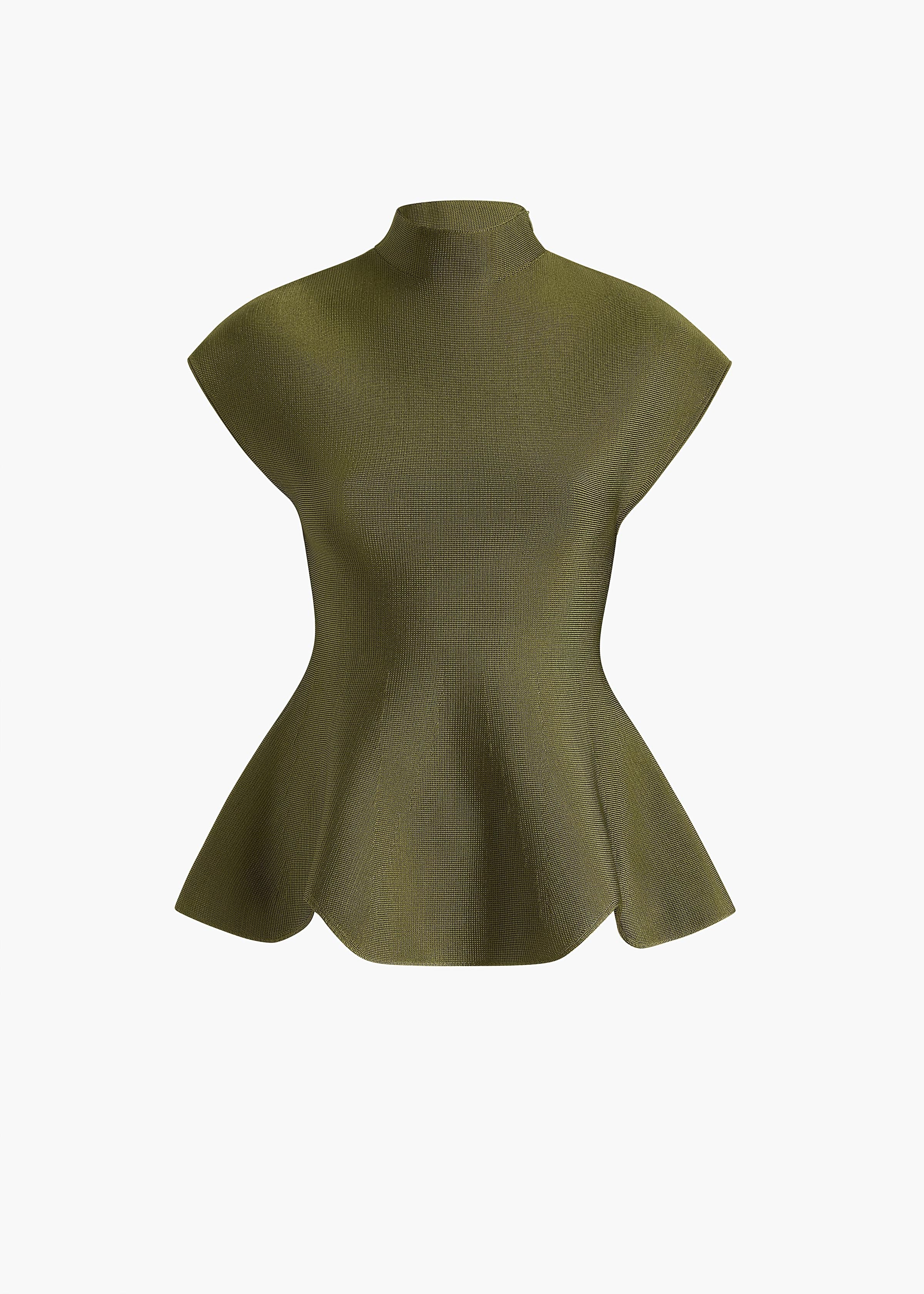 Khaite - Andra Top in Olive