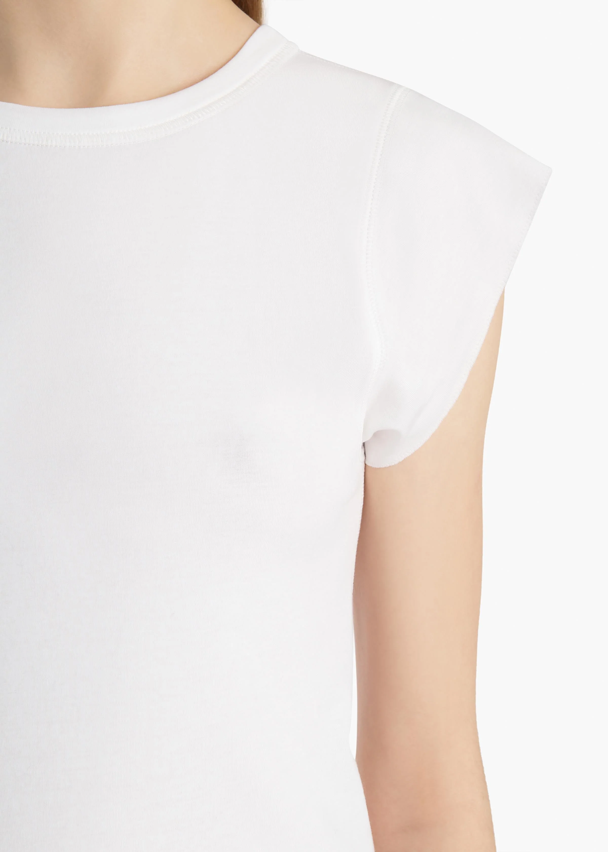 Khaite - Angel Top in Chalk - Image 5