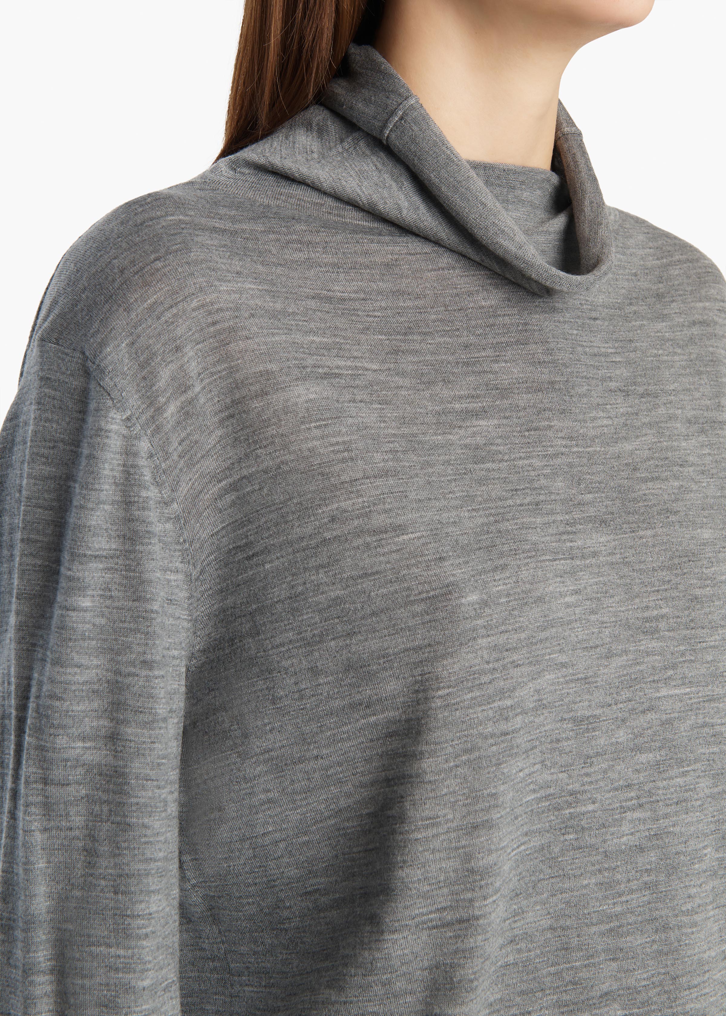 Khaite - Annette Sweater in Sterling - Image 5