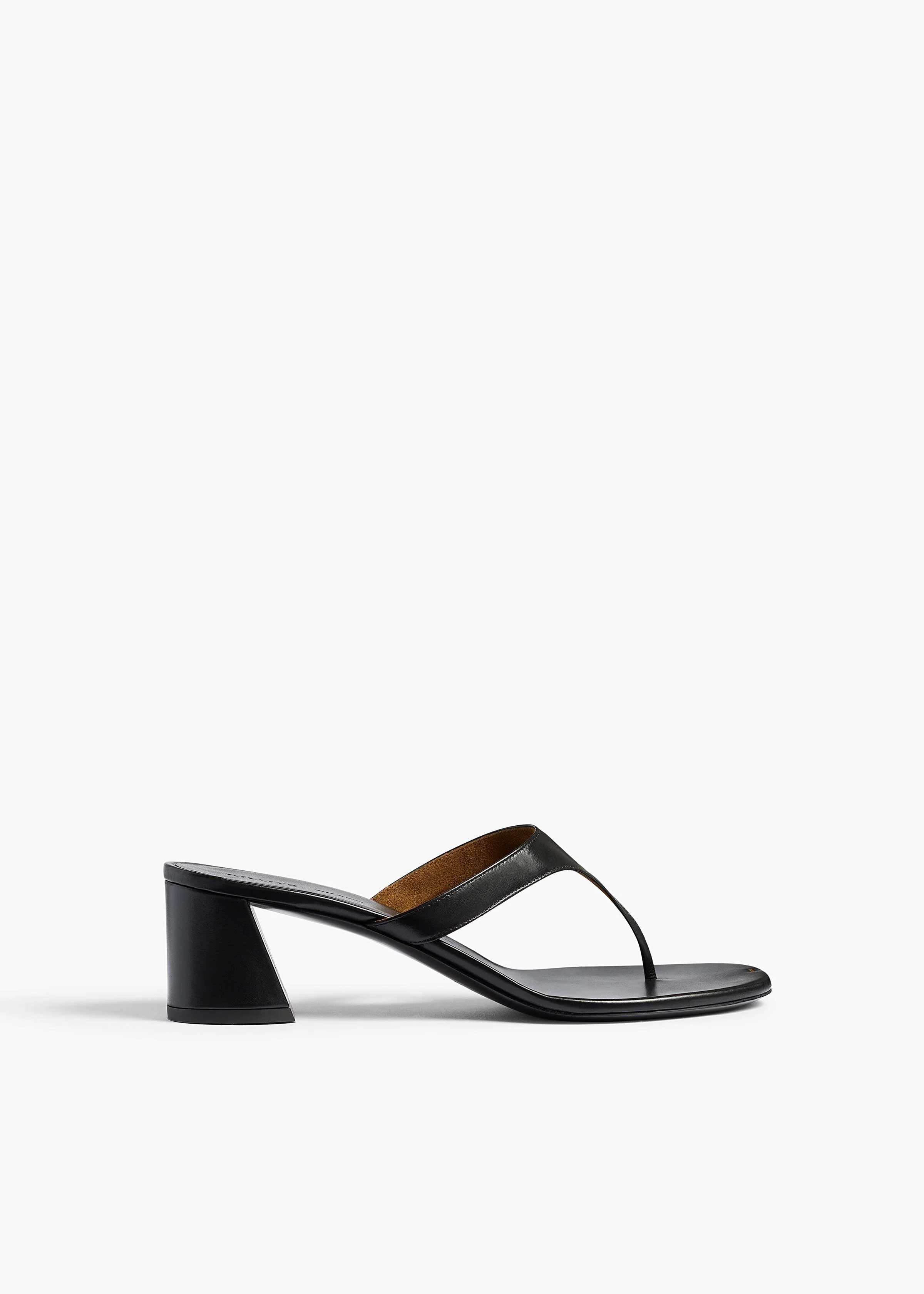 Khaite - Archer Sandal in Black Leather