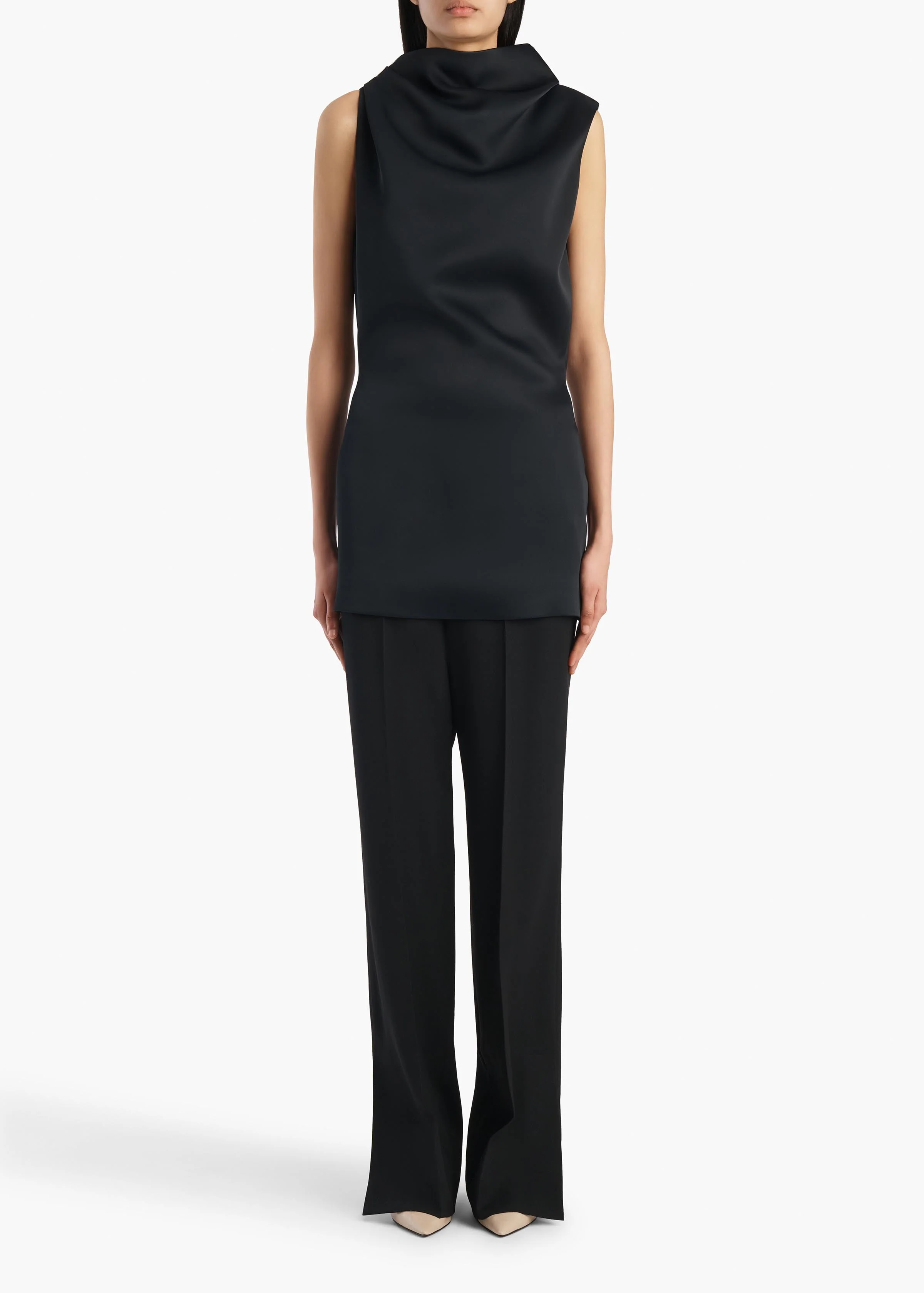 Khaite - Astor Dress in Black - Image 5