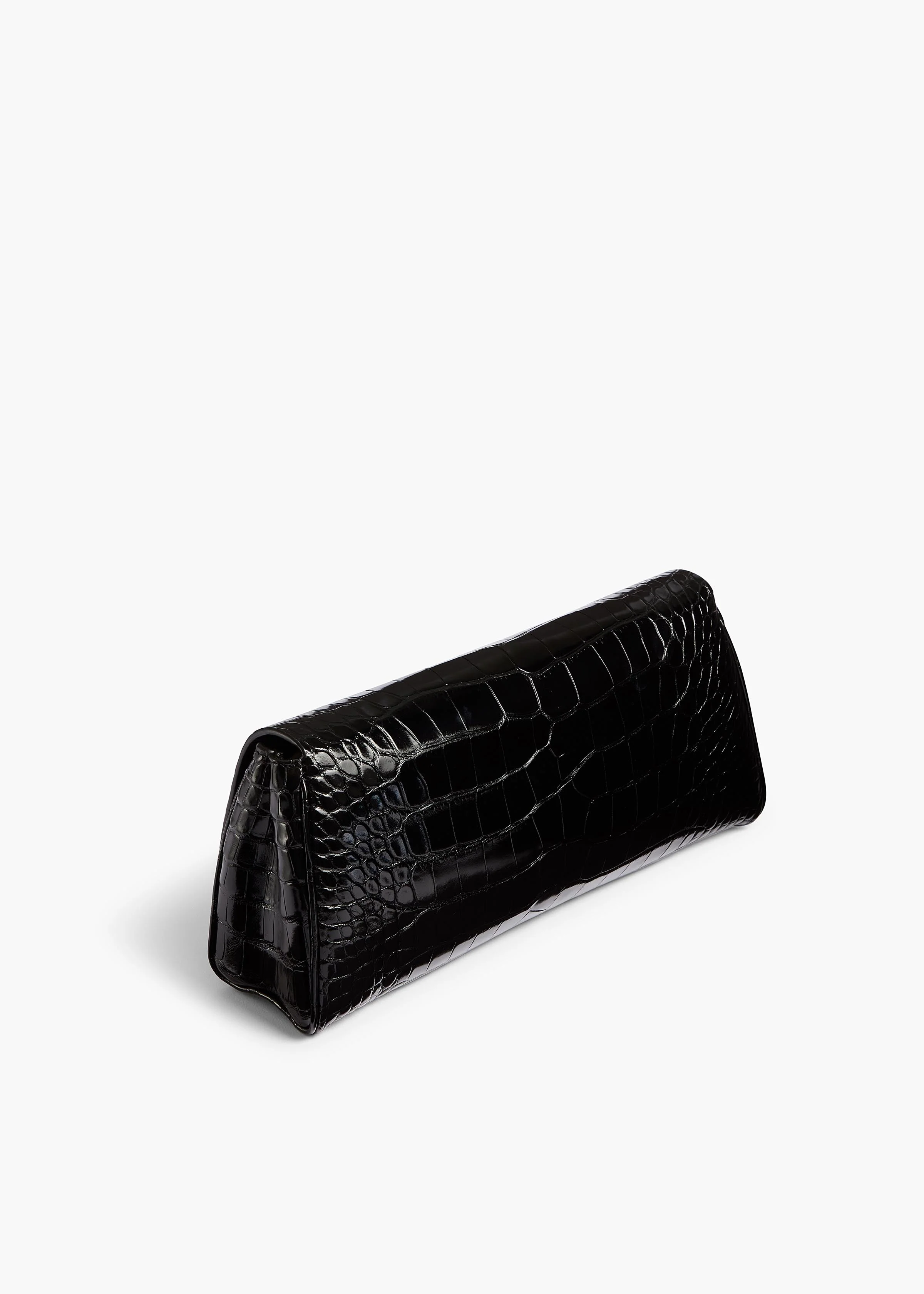 Khaite - Audrey Clutch in Black Alligator - Image 2