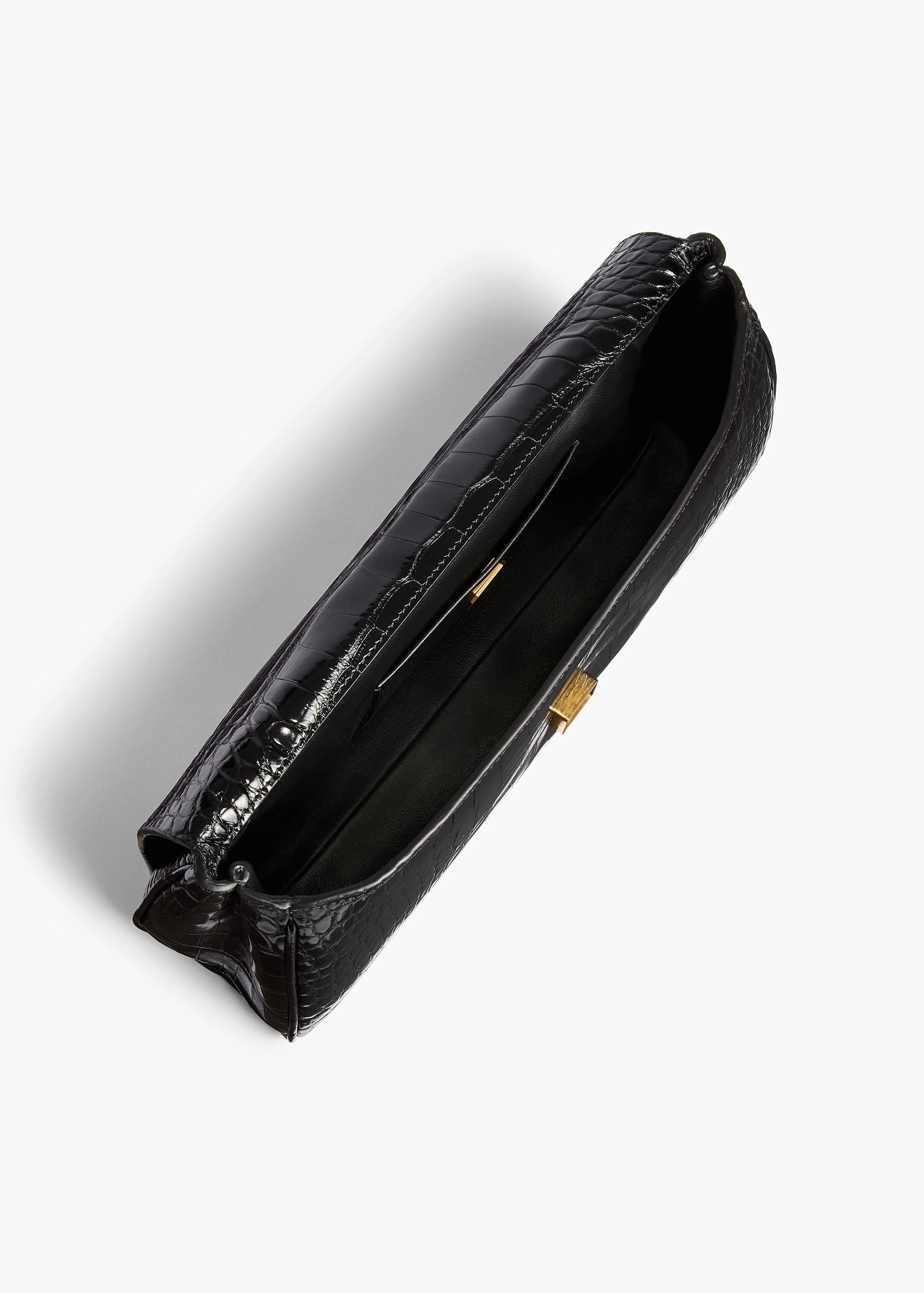 Khaite - Audrey Clutch in Black Alligator - Image 3