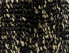 Khaite - Audrey Clutch in Black and White Marled Raffia - Image 6