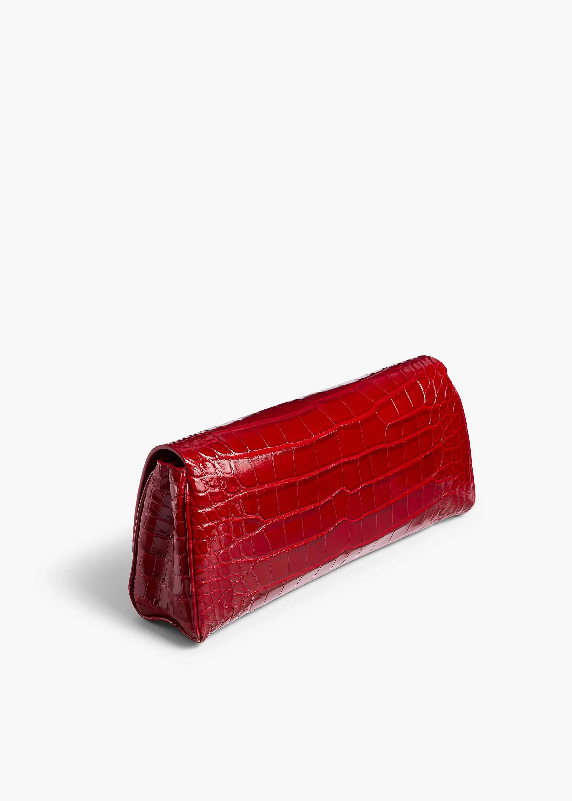 Khaite - Audrey Clutch in Ruby Alligator - Image 2
