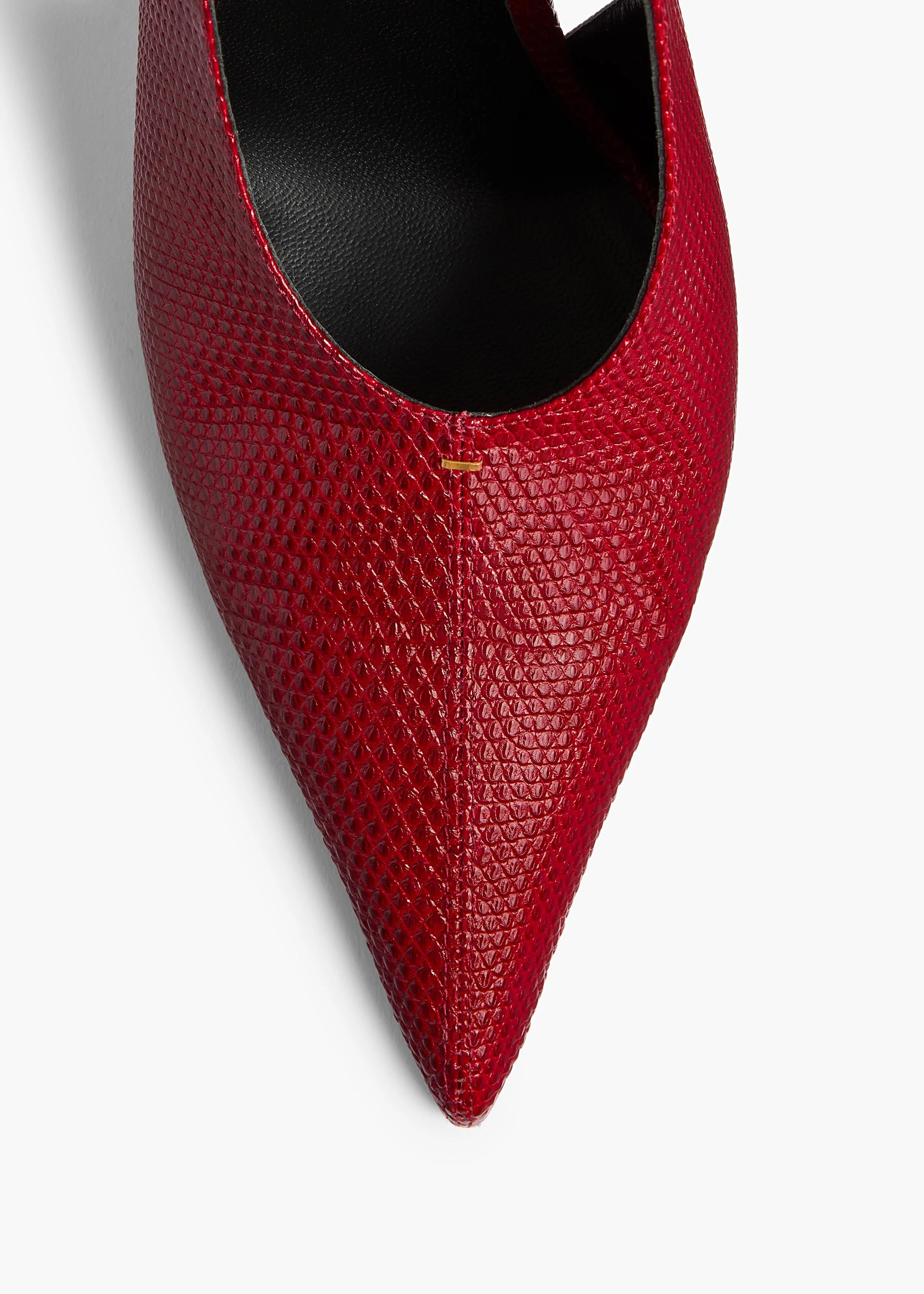 Khaite - Bella Pump in Ruby Lizard - Image 3