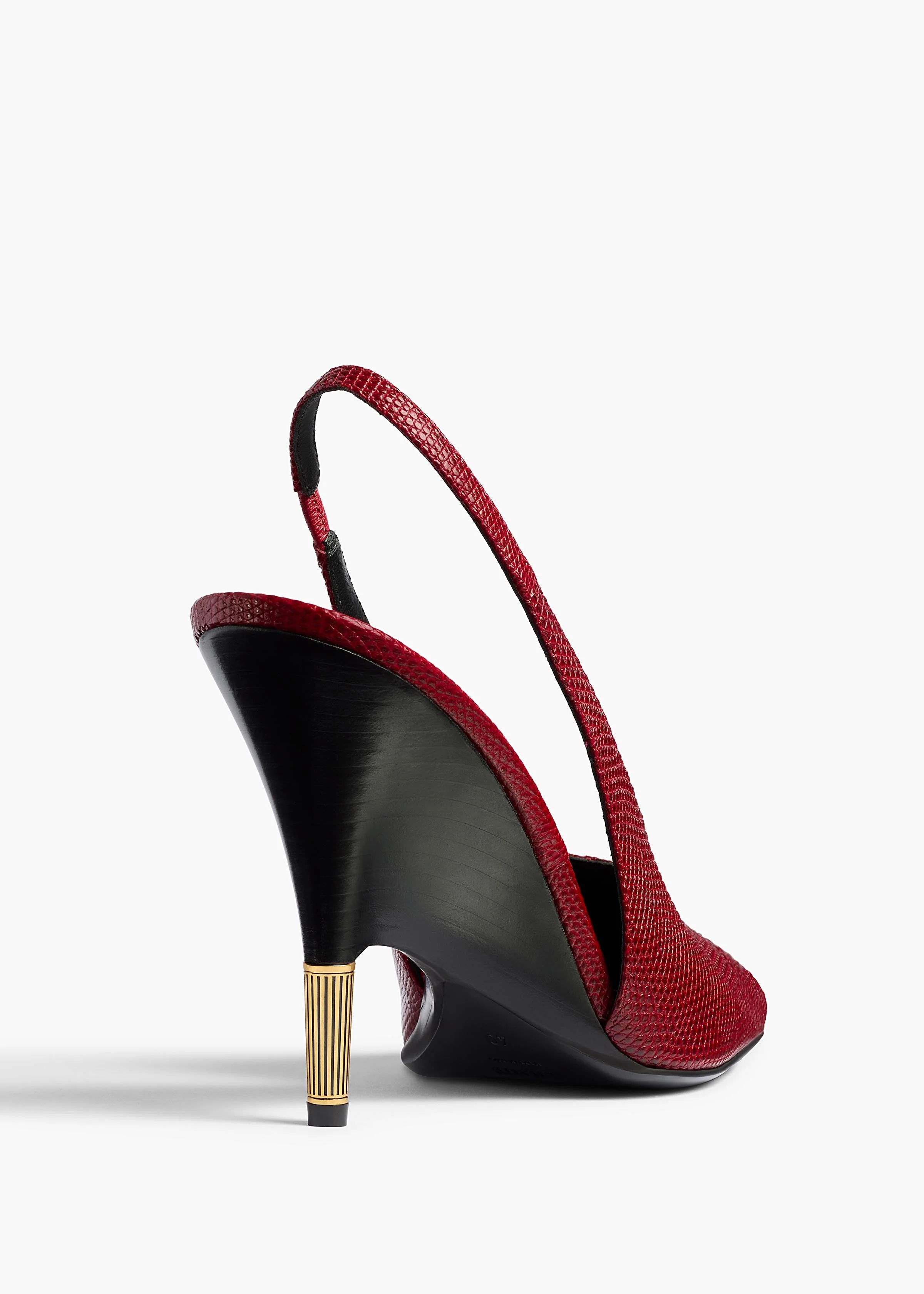 Khaite - Bella Pump in Ruby Lizard - Image 4