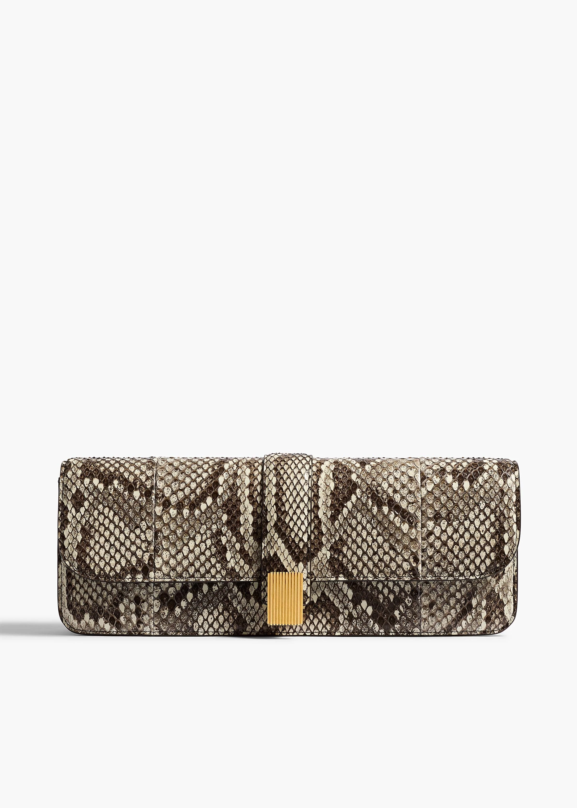 Khaite - Blake Clutch in Natural Python