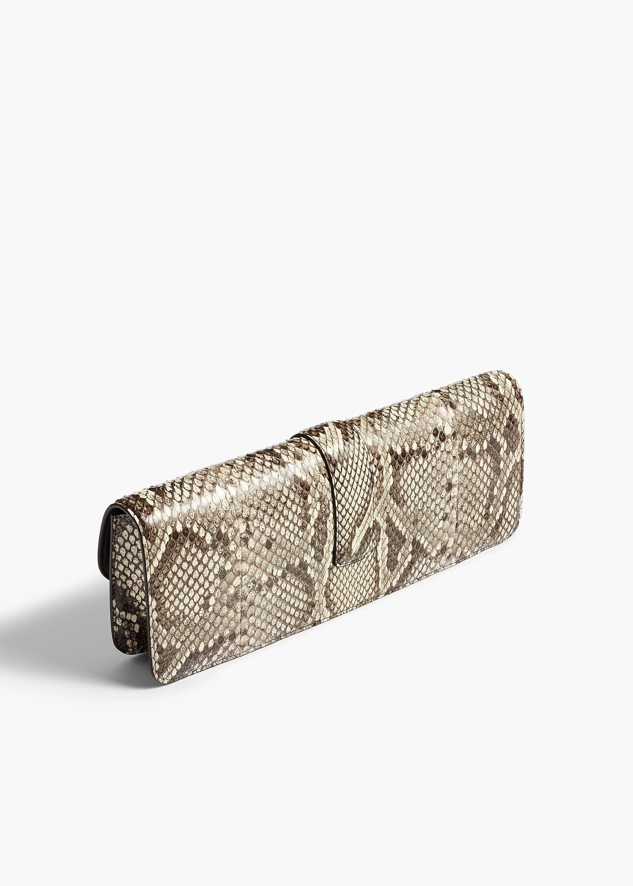 Khaite - Blake Clutch in Natural Python - Image 2