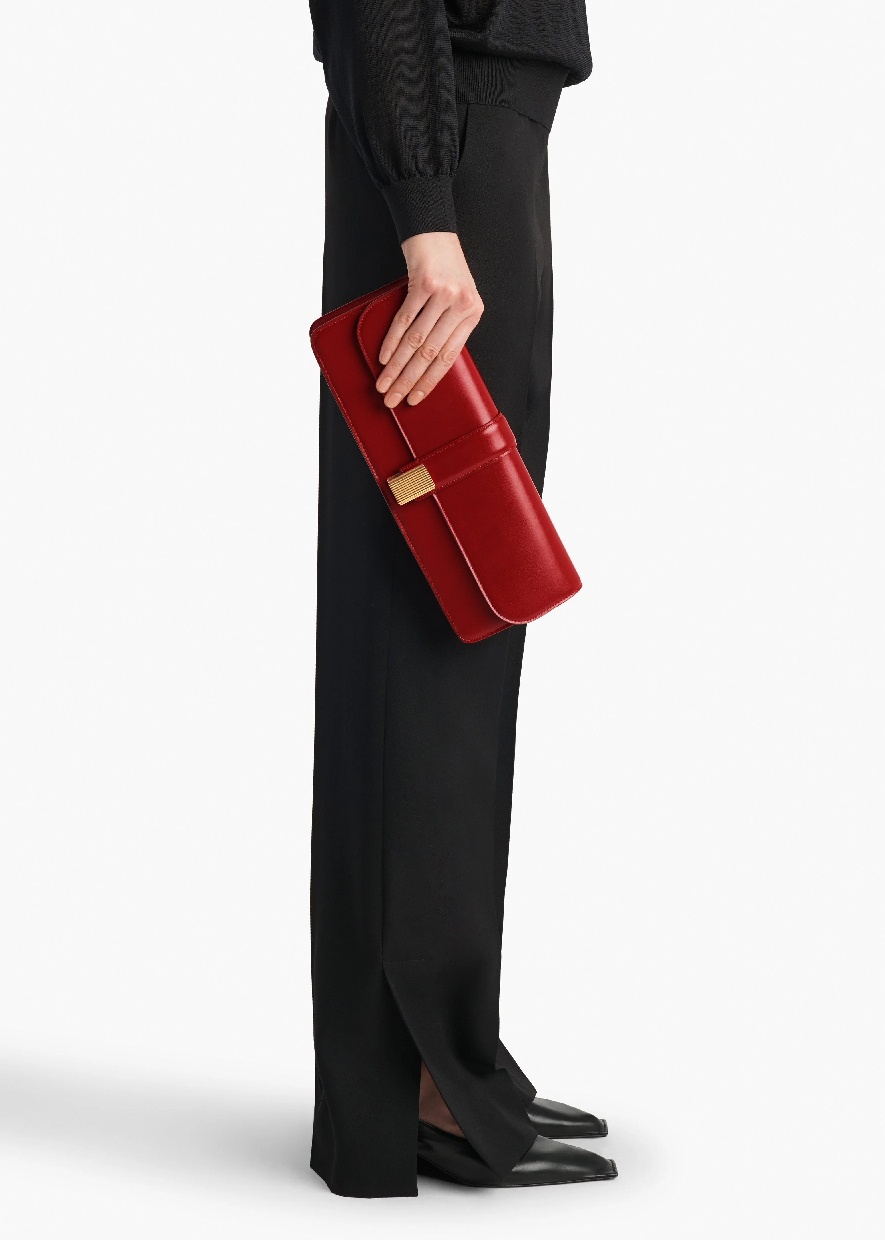 Khaite - Blake Clutch in Ruby - Image 5