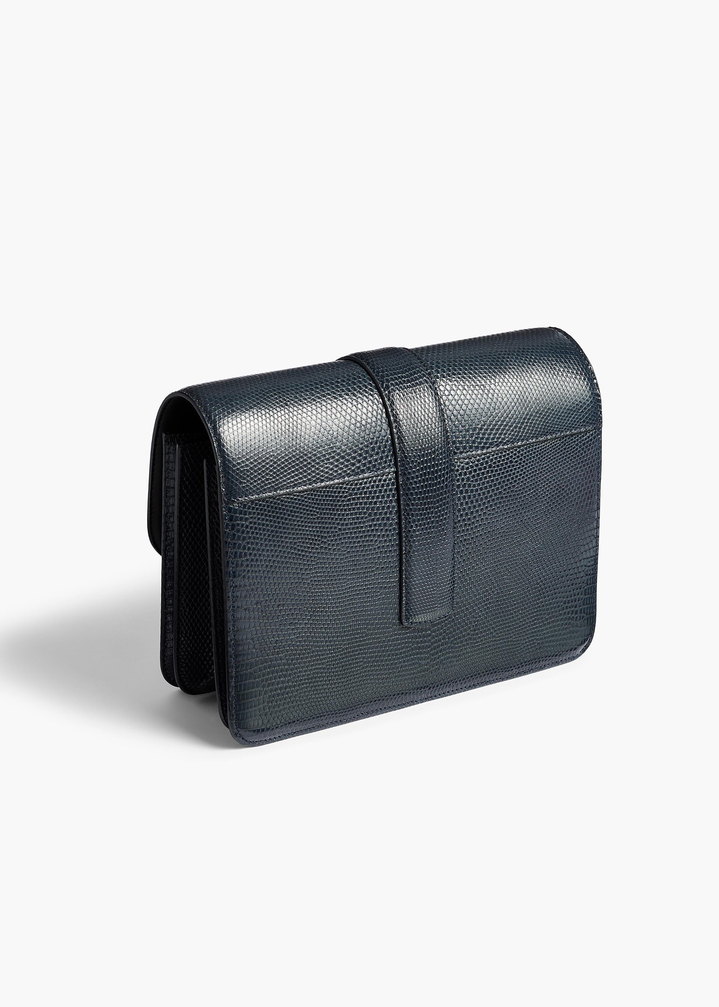 Khaite - Blake Crossbody Bag in Midnight Lizard - Image 2
