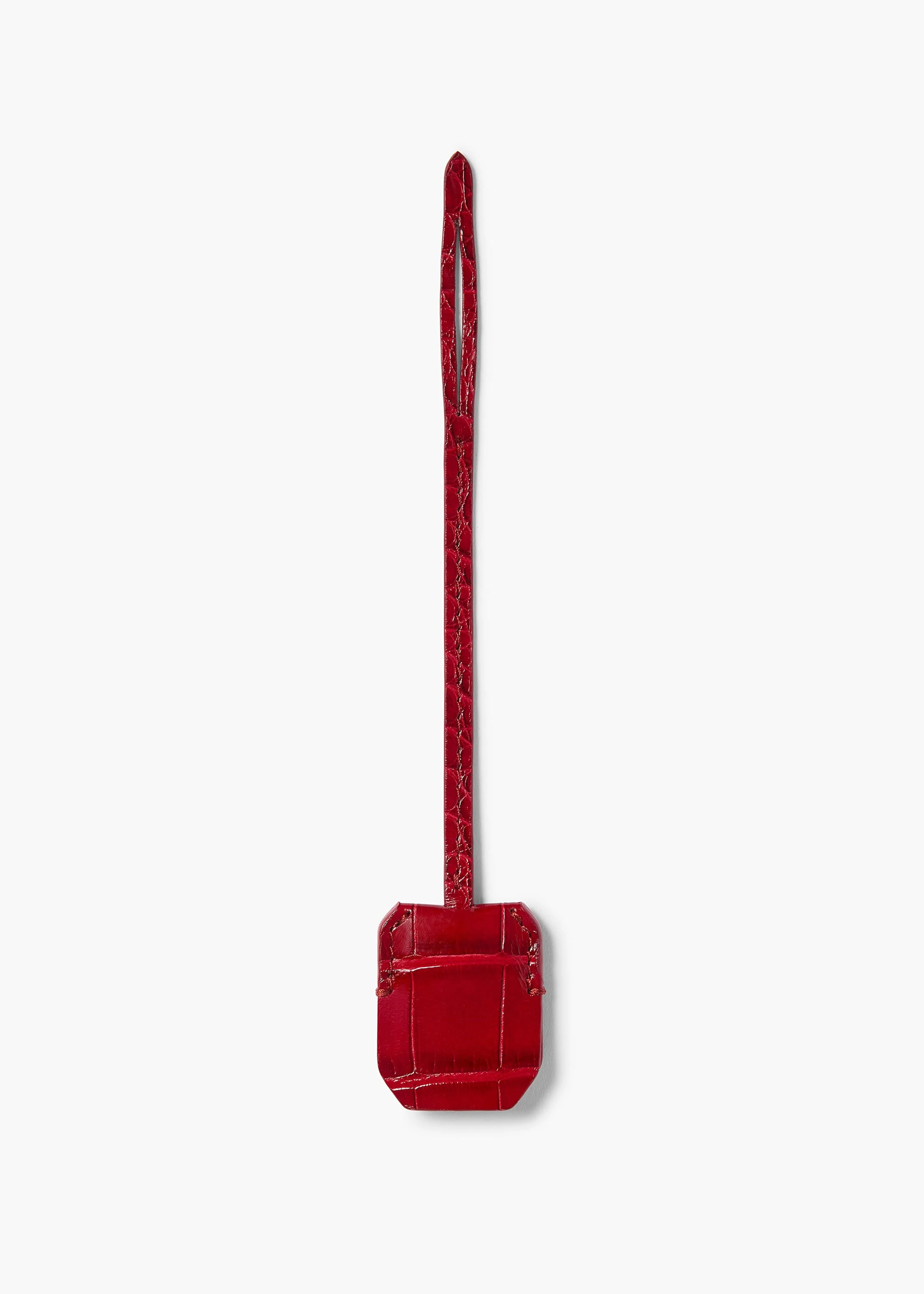 Khaite - Blake Crossbody Bag in Ruby Alligator - Image 7