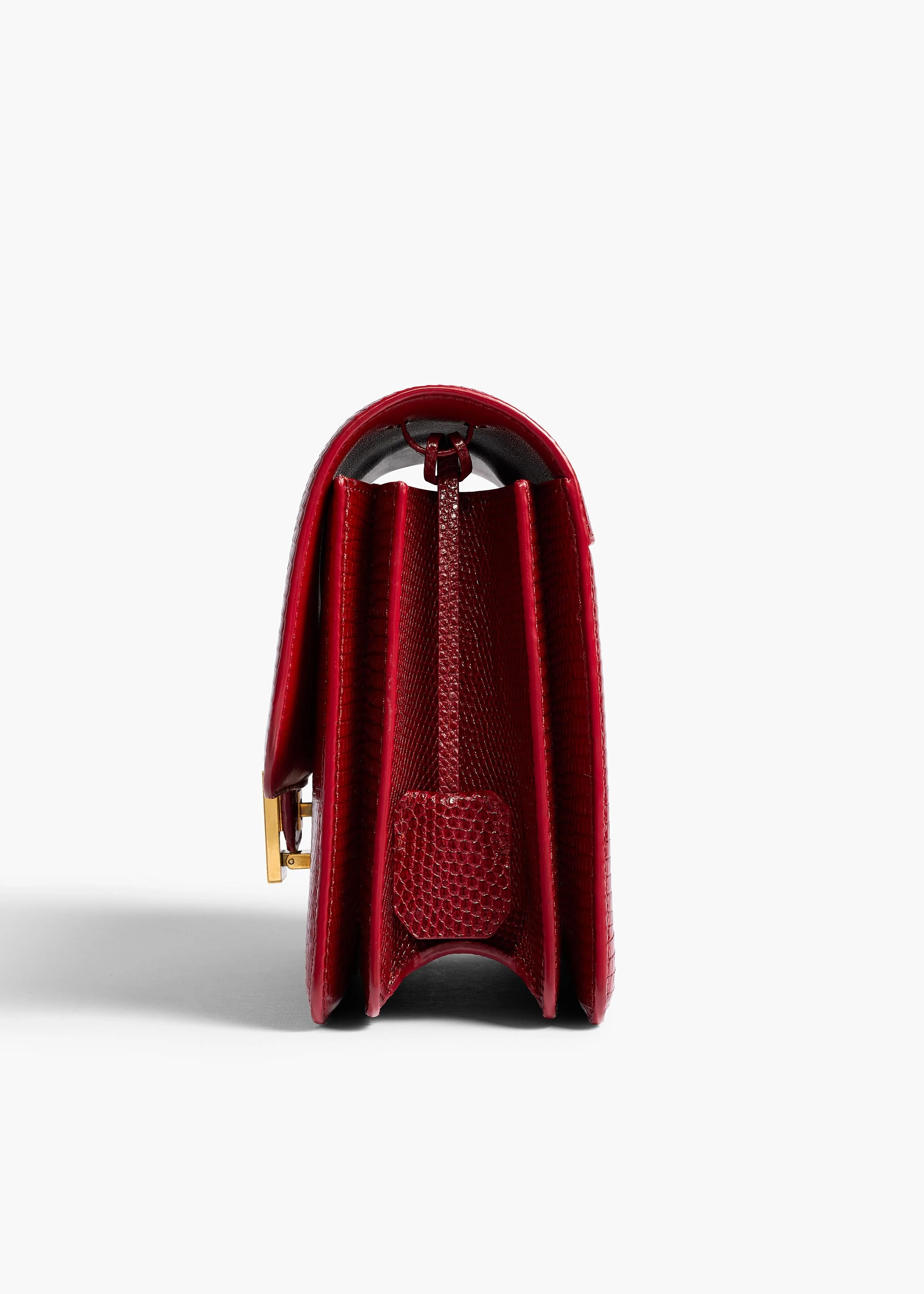 Khaite - Blake Crossbody Bag in Ruby Lizard - Image 5