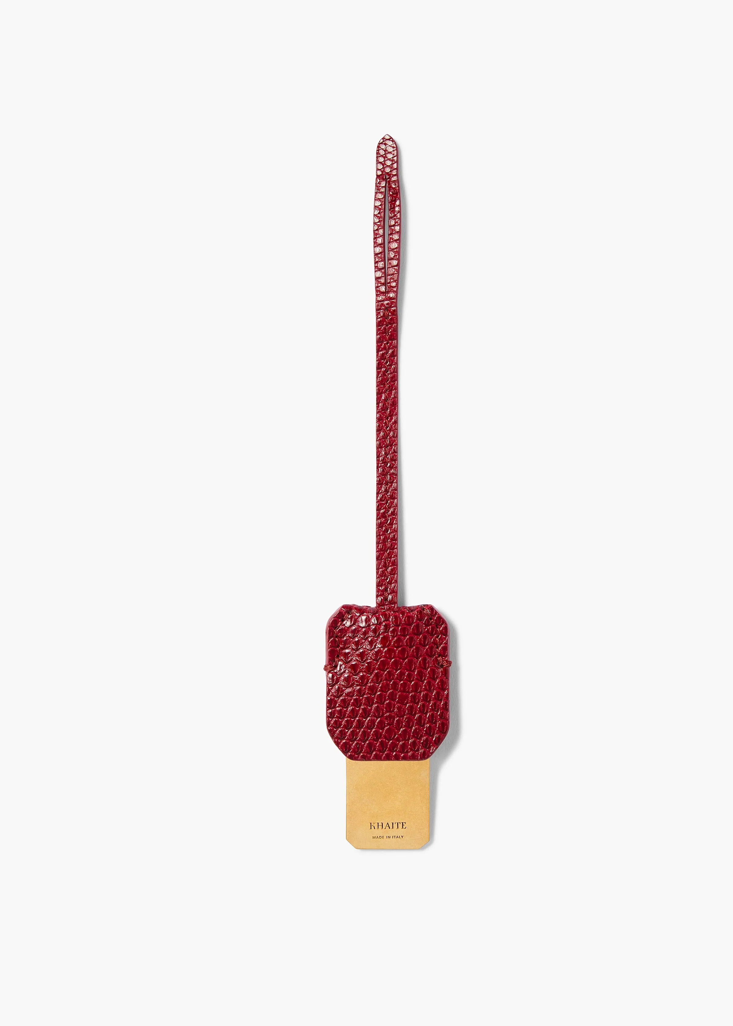 Khaite - Blake Crossbody Bag in Ruby Lizard - Image 6