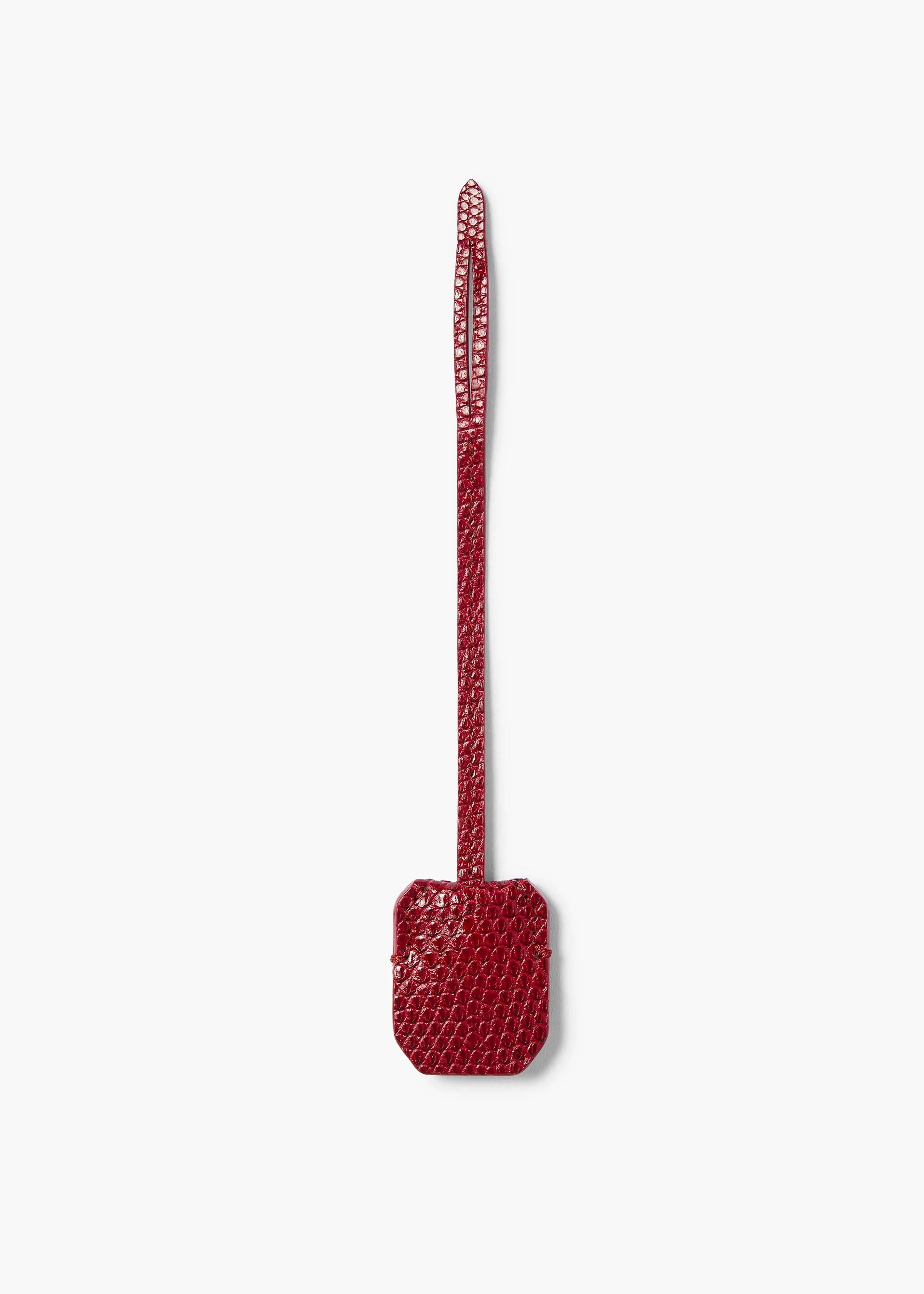 Khaite - Blake Crossbody Bag in Ruby Lizard - Image 7