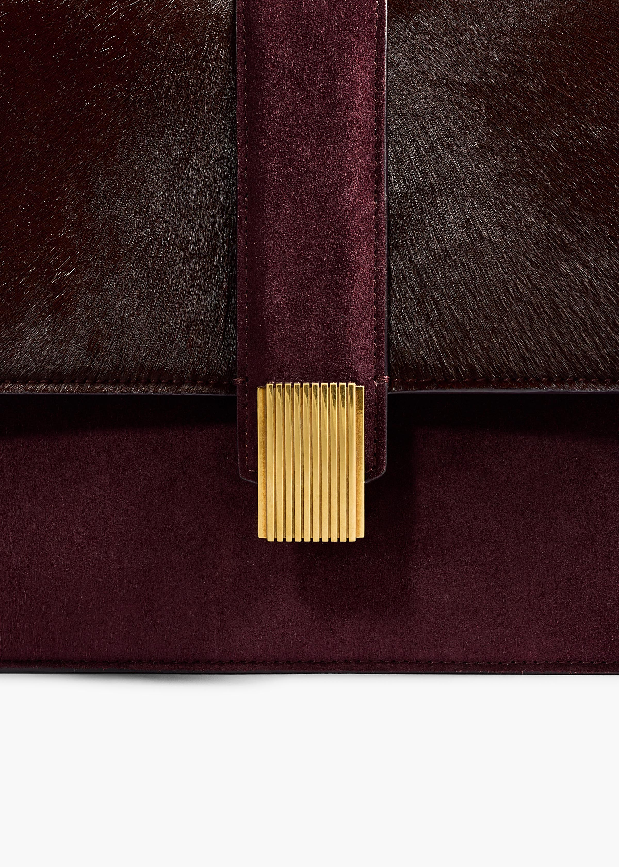 Khaite - Blake Crossbody in Rouge Noir - Image 4