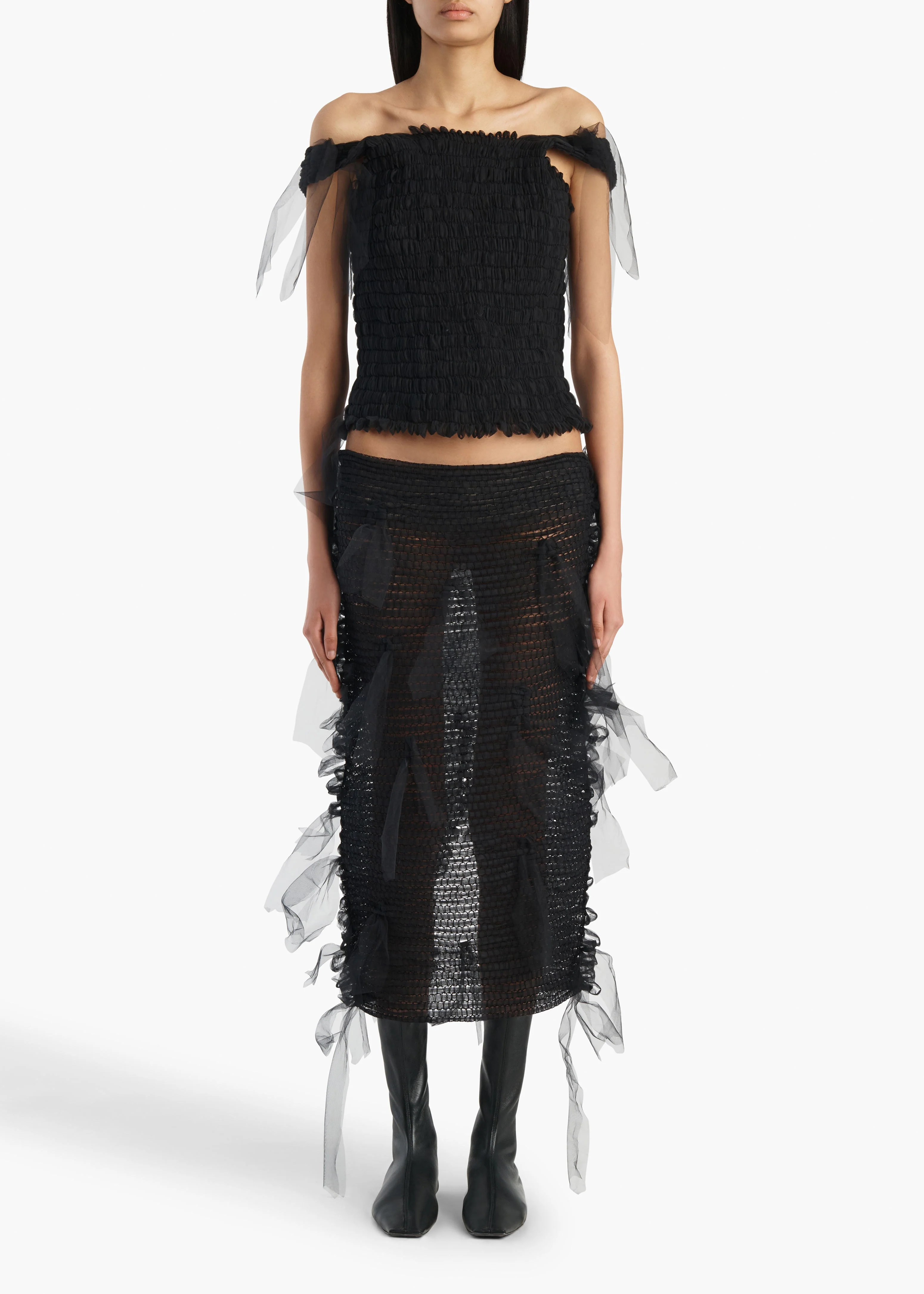 Khaite - Bo Top in Black - Image 2