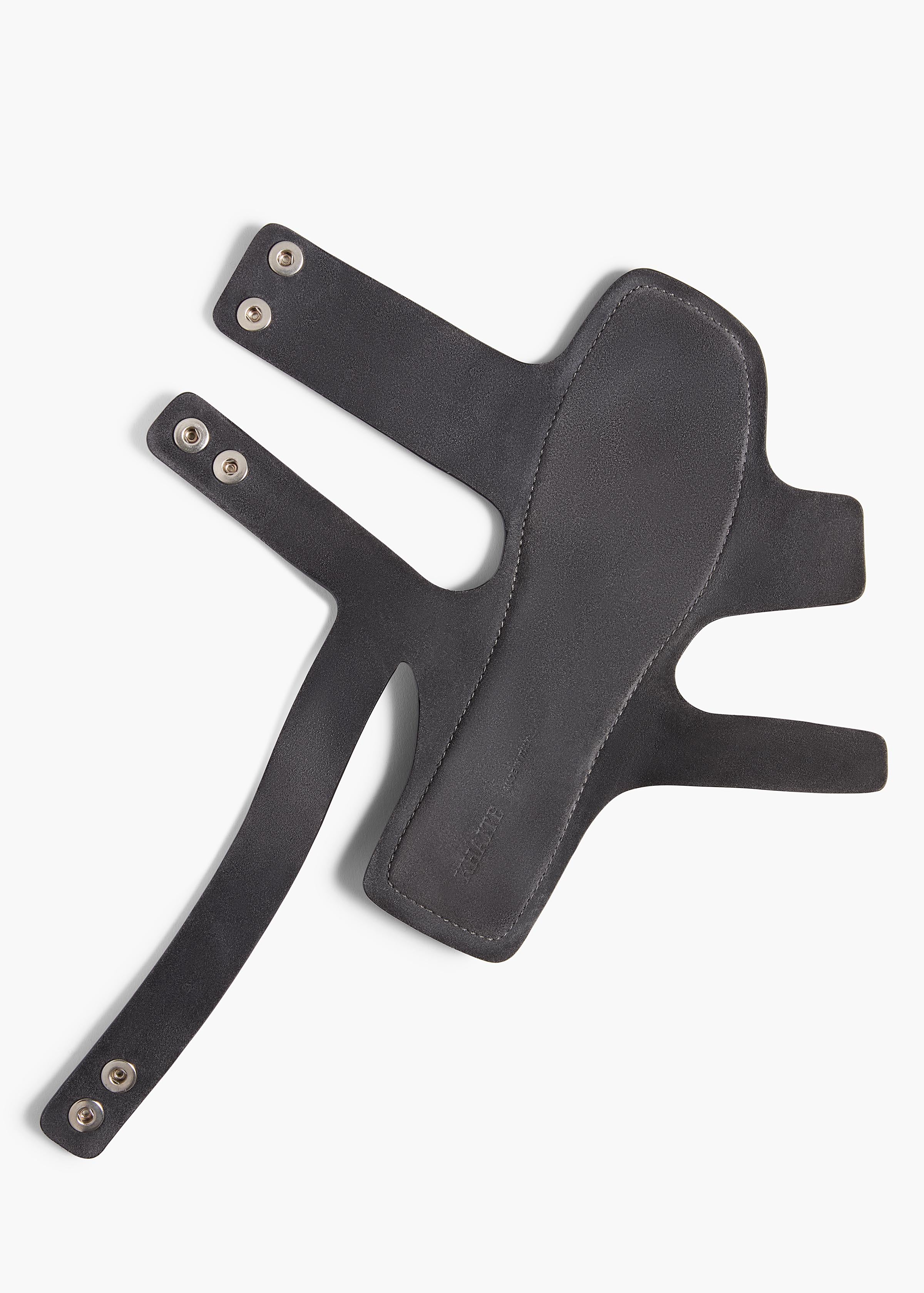 Khaite - Boden Sandal in Black Leather with Silver Studs - Image 4
