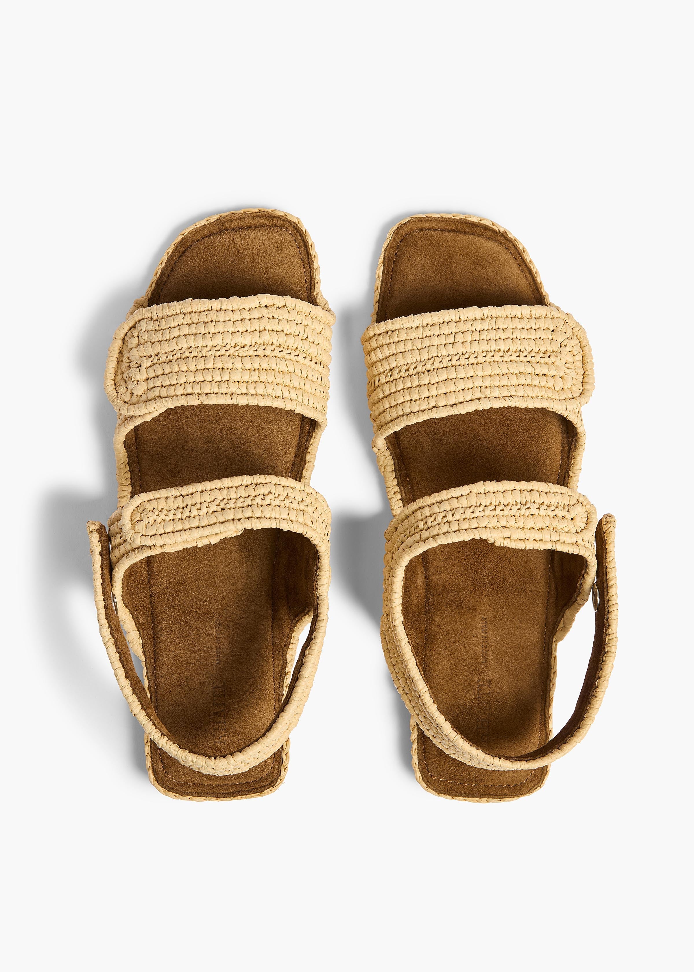 Khaite - Boden Sandal in Natural Raffia - Image 3