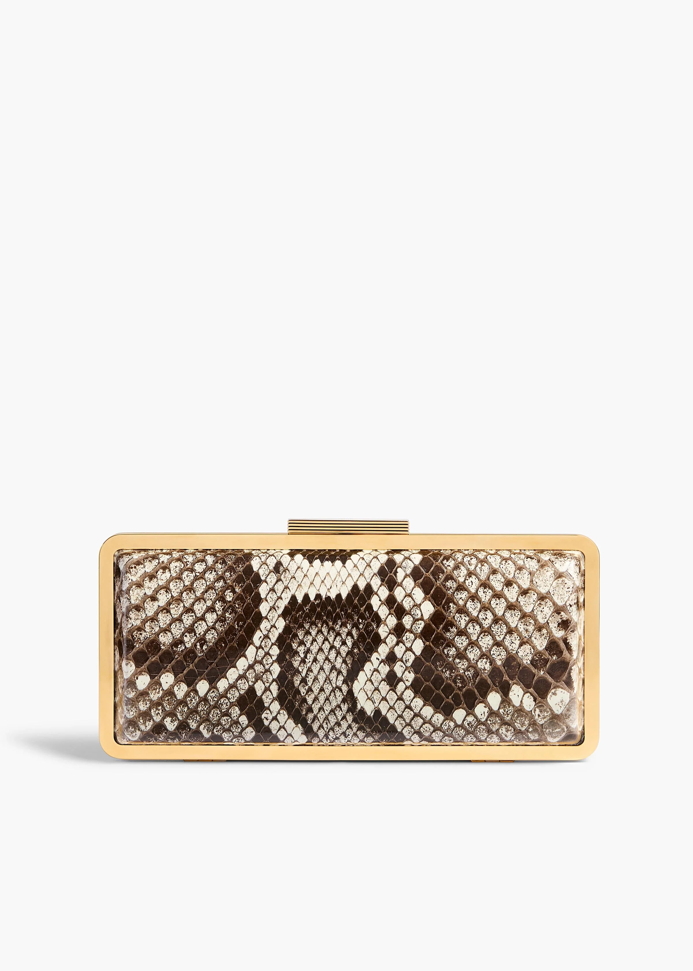Khaite - Casey Minaudiere in Natural Python