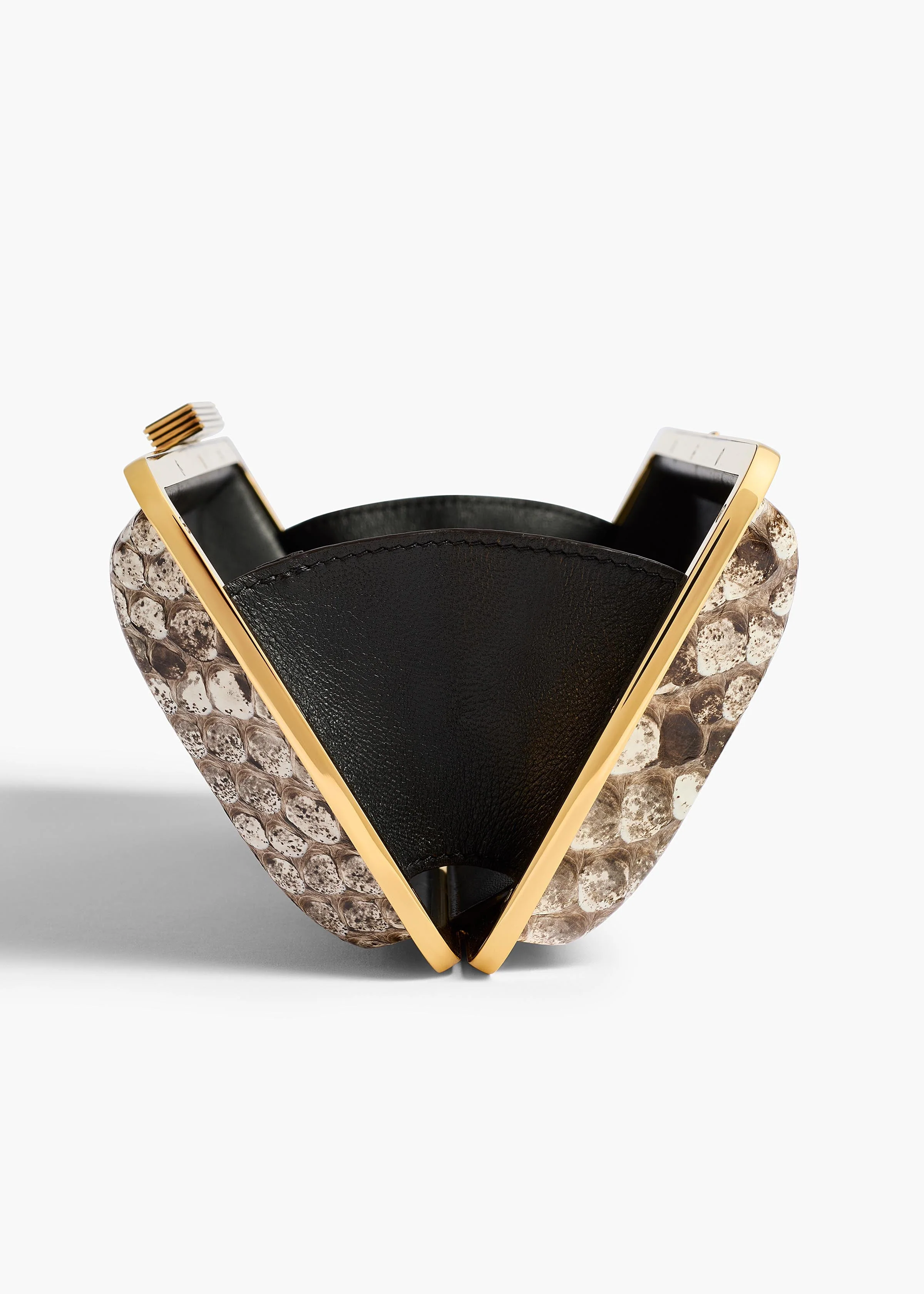 Khaite - Casey Minaudiere in Natural Python - Image 4