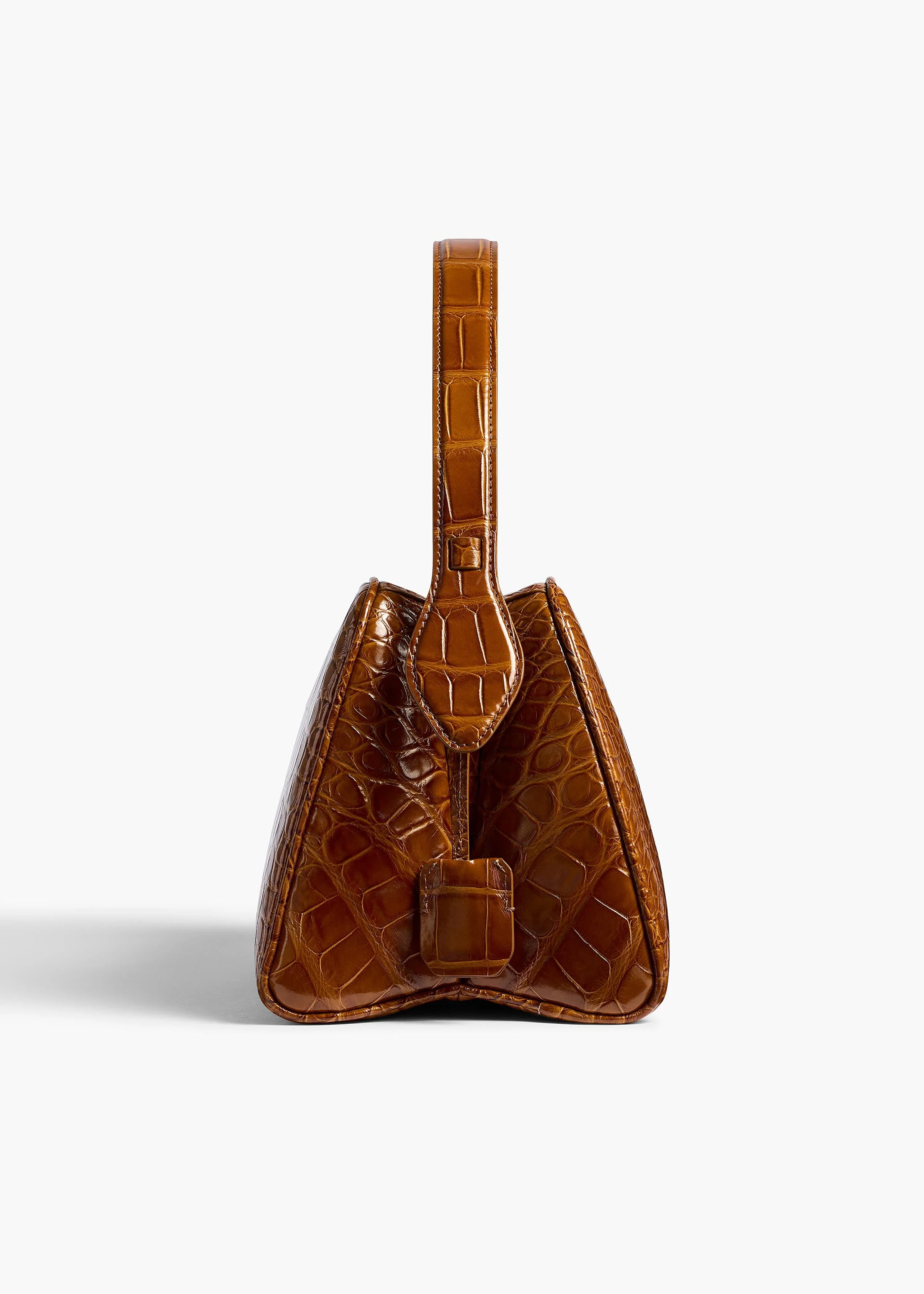 Khaite - Cate Bag in Dark Honey Alligator - Image 5