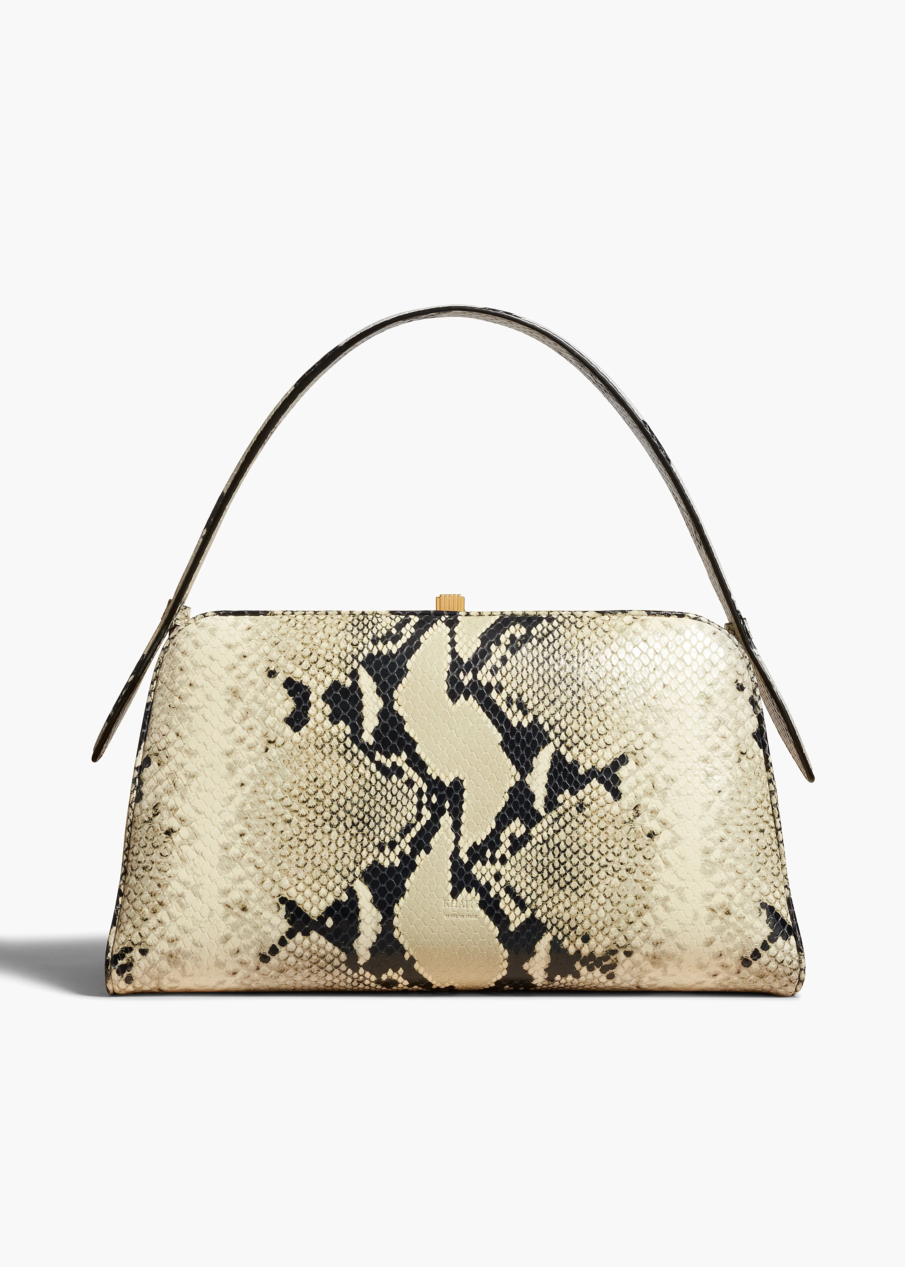 Khaite - Cate Bag in Natural Python - Embossed Leather