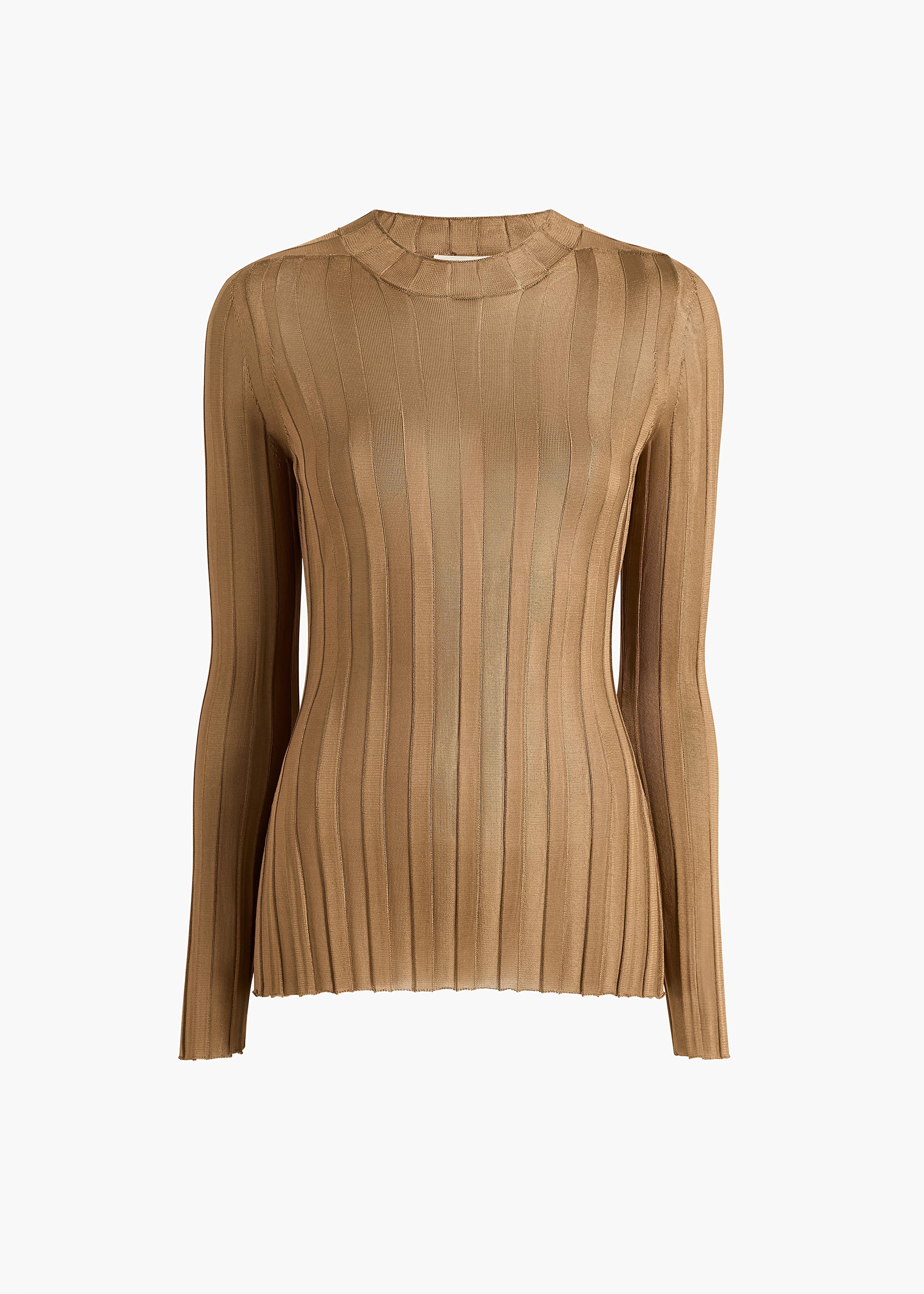 Khaite - Cosette Top in Carob