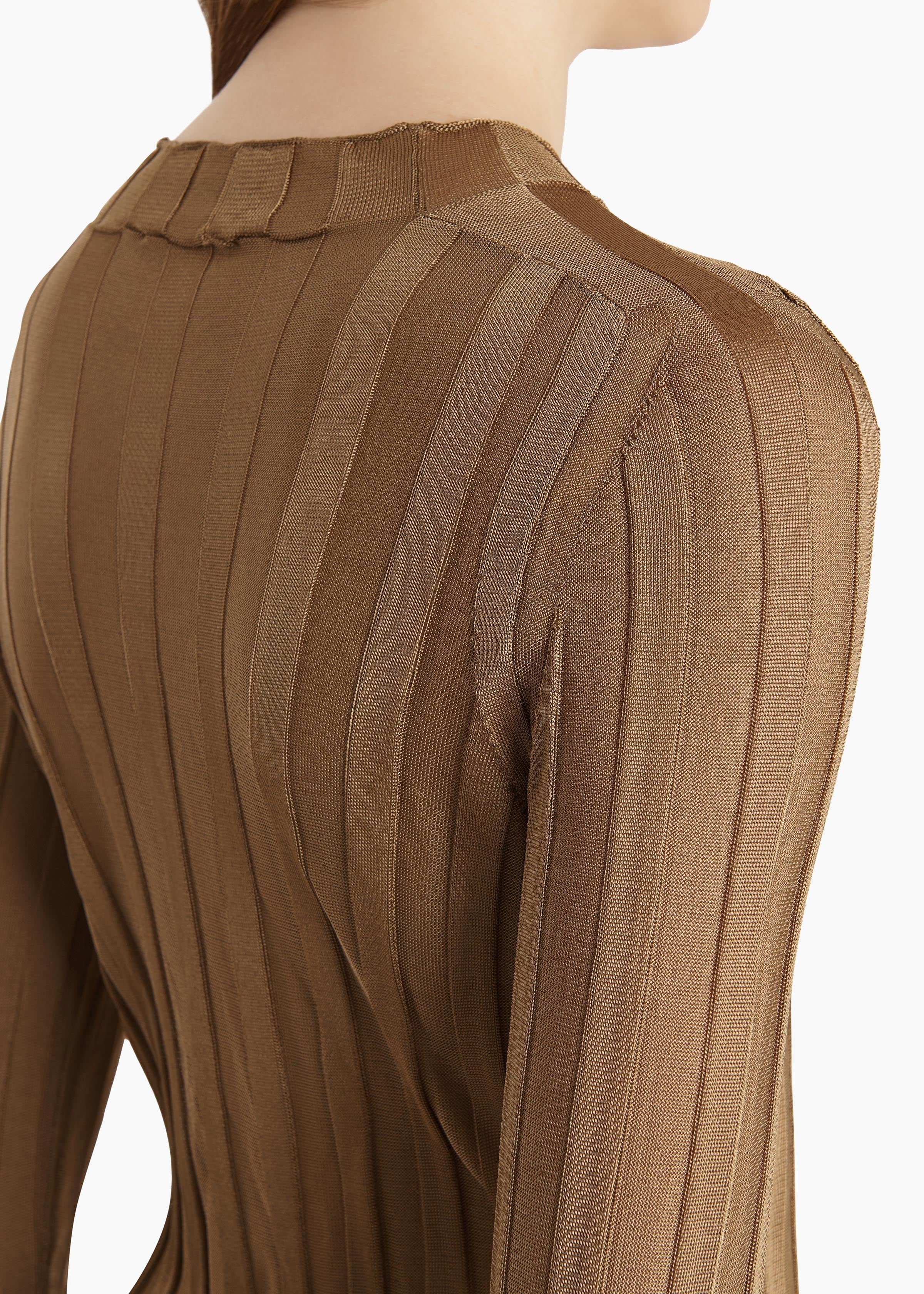 Khaite - Cosette Top in Carob - Image 6