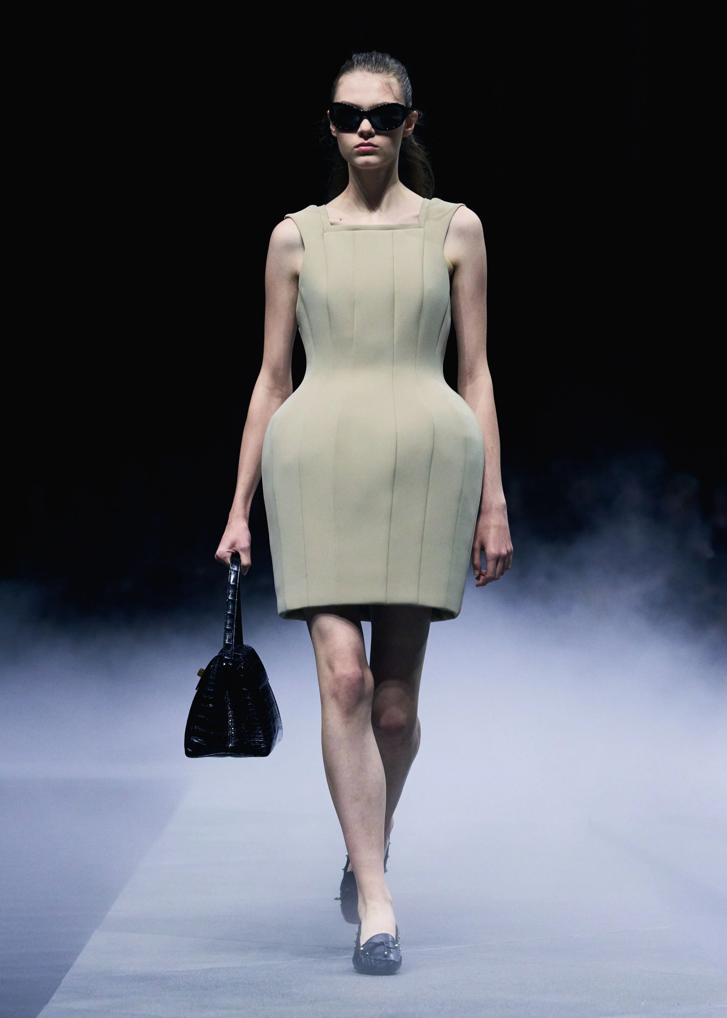 Khaite - Dan Dress in Tea Stain - Image 7