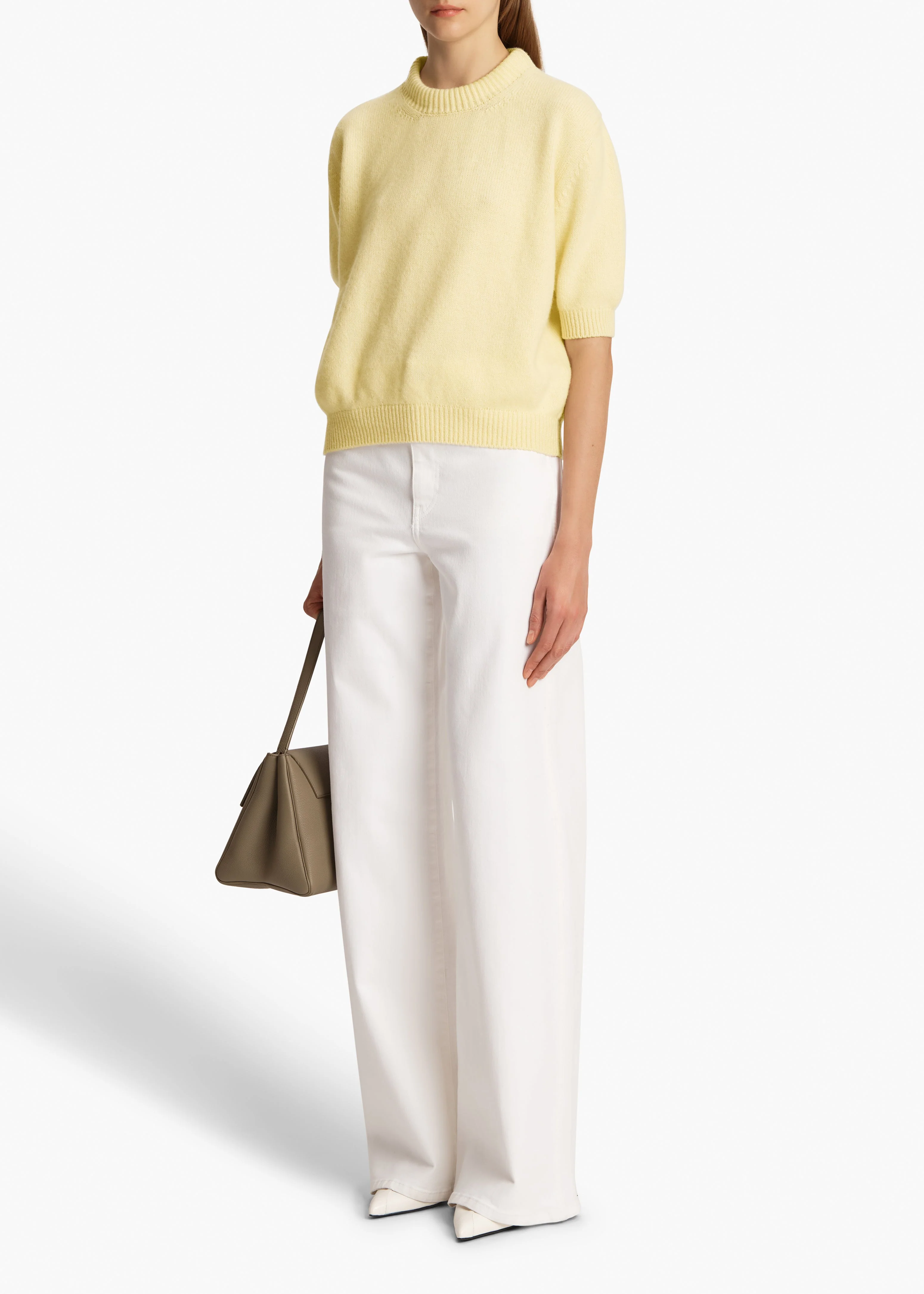 Khaite - Dane Stretch Jean in White - Image 2