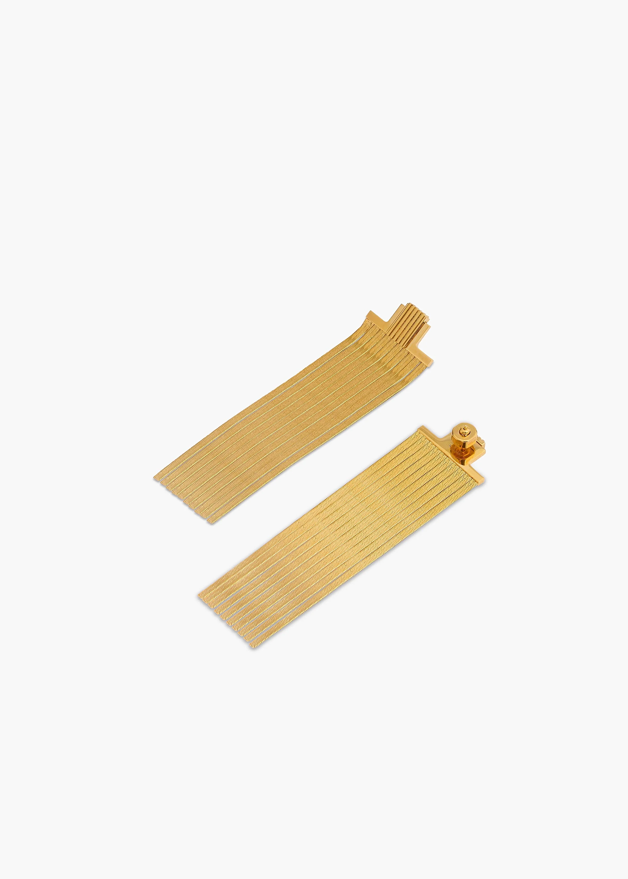 Khaite - Empire Snake Chain Earrings in Gold - Image 2