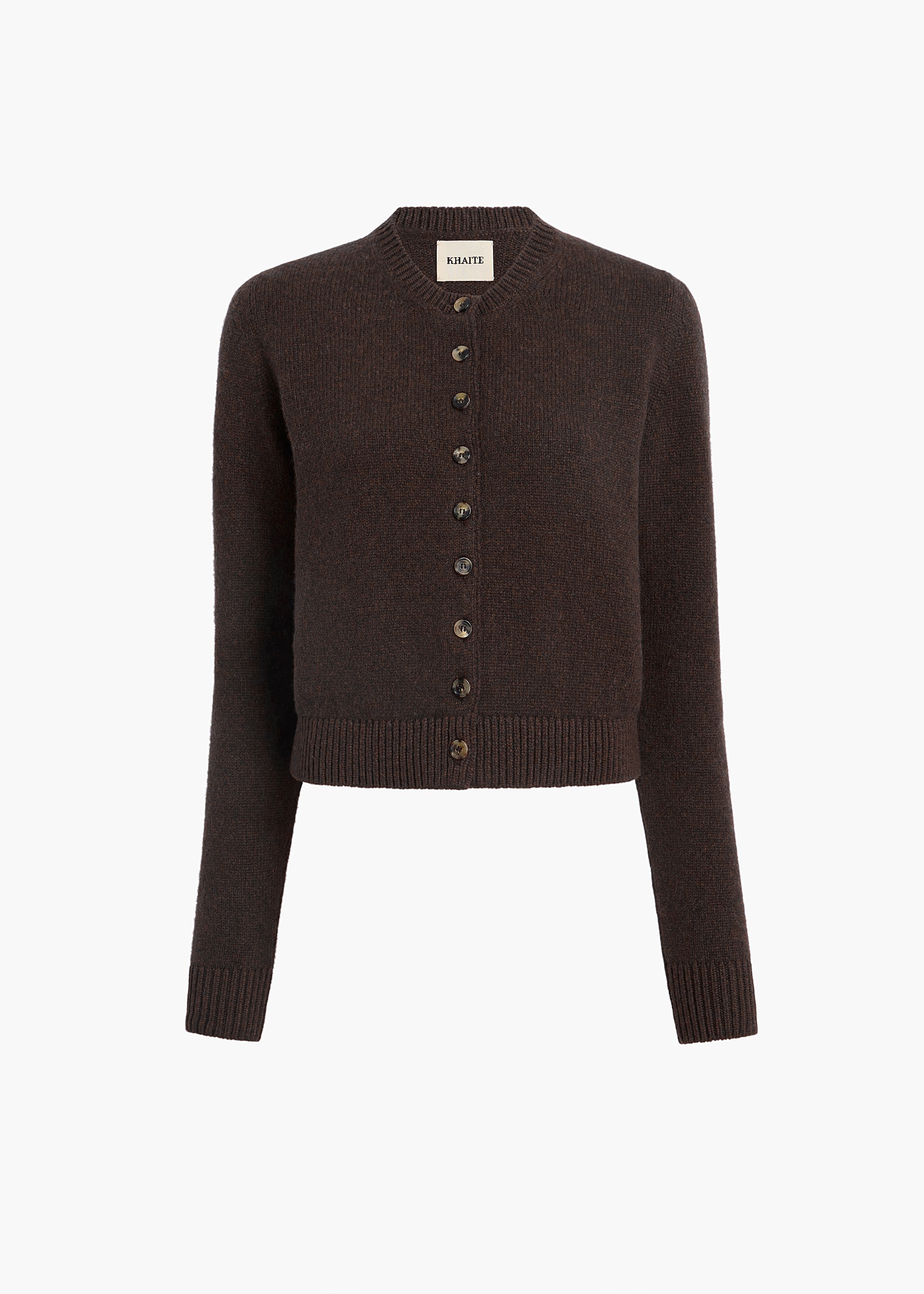 Khaite - Everheart Cardigan in Coffee