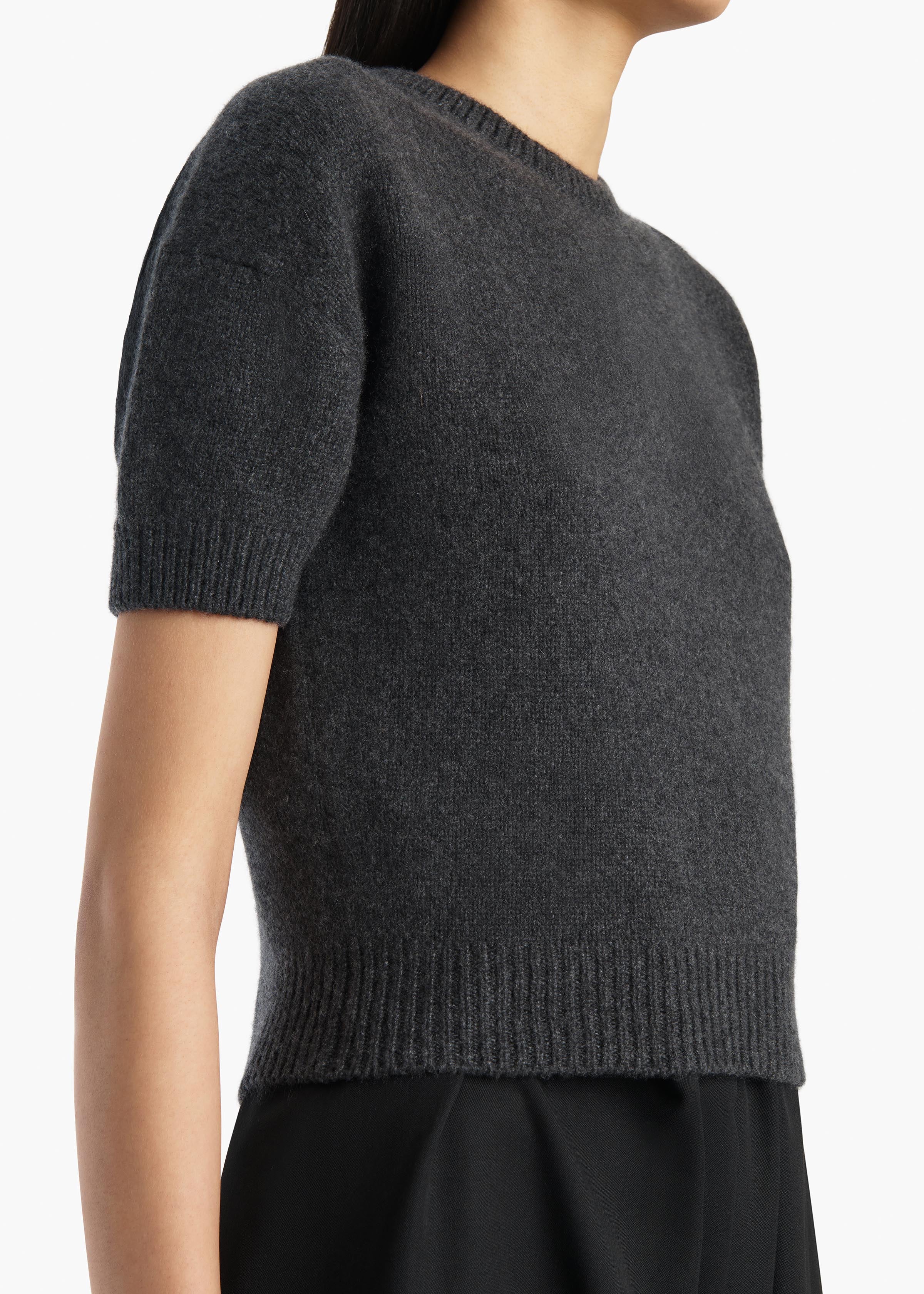 Khaite - Golden Sweater in Charcoal - Image 5