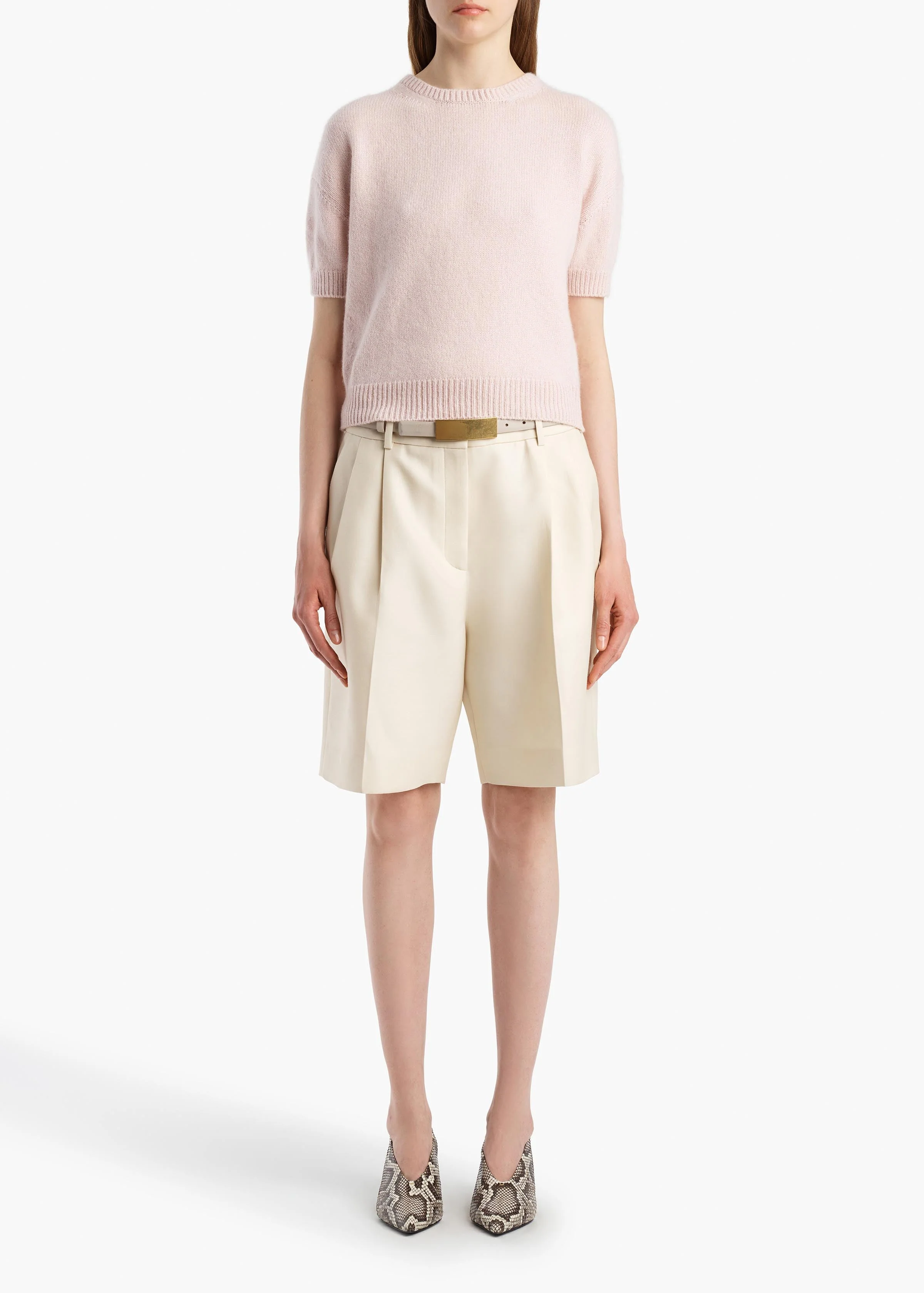 Khaite - Golden Sweater in Dusty Rose - Image 2