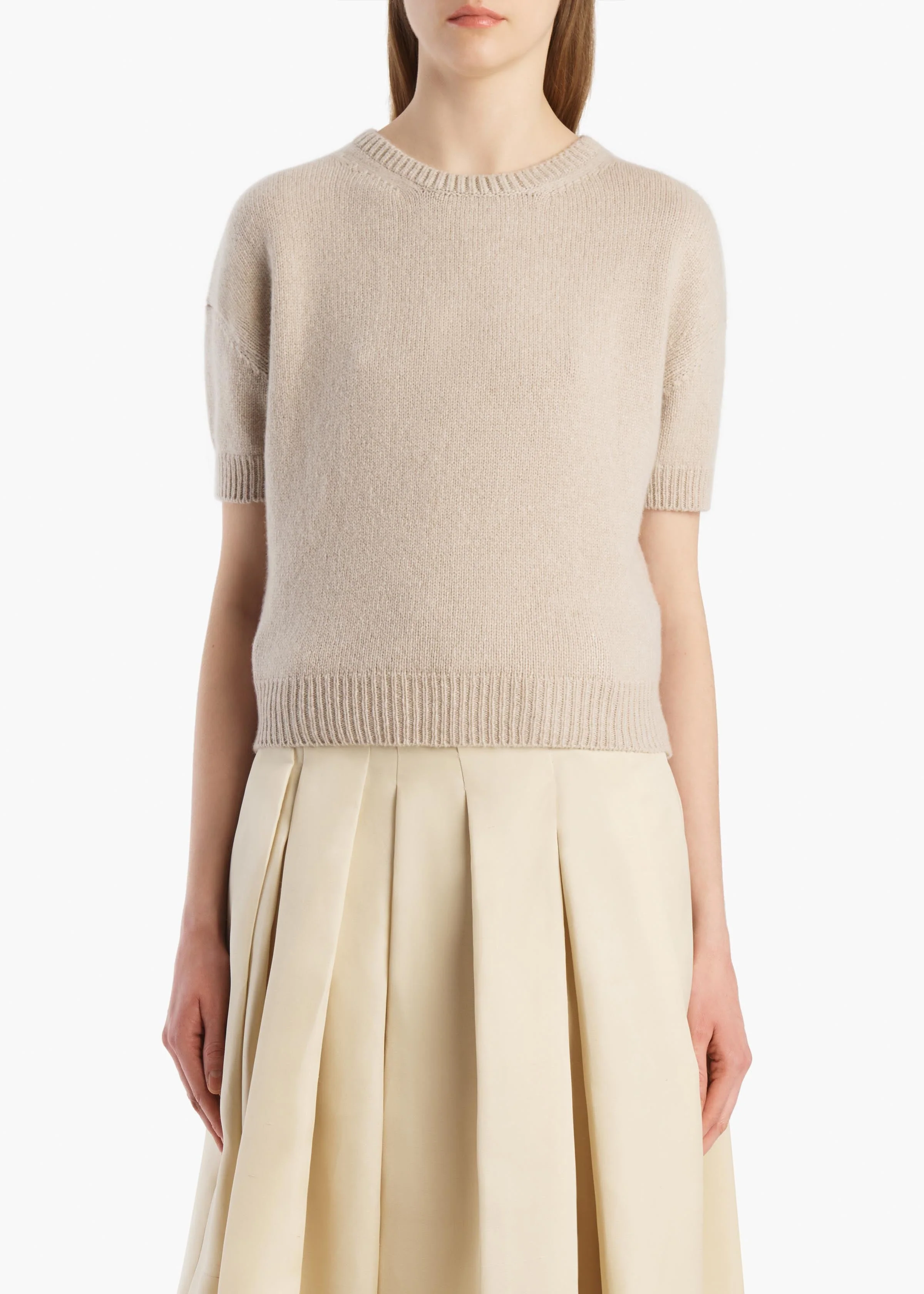 Khaite - Golden Sweater in Sepia - Image 3