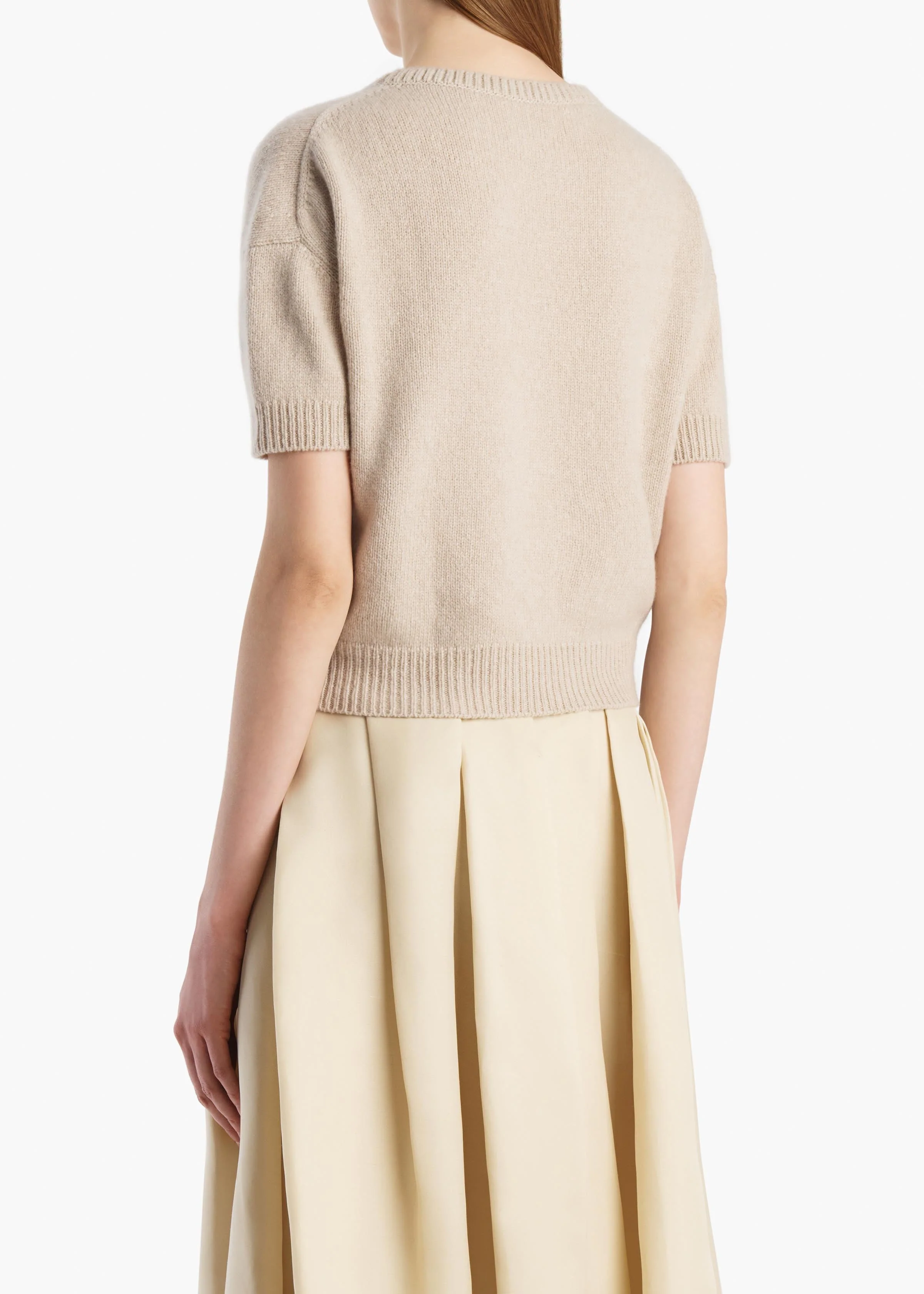 Khaite - Golden Sweater in Sepia - Image 4