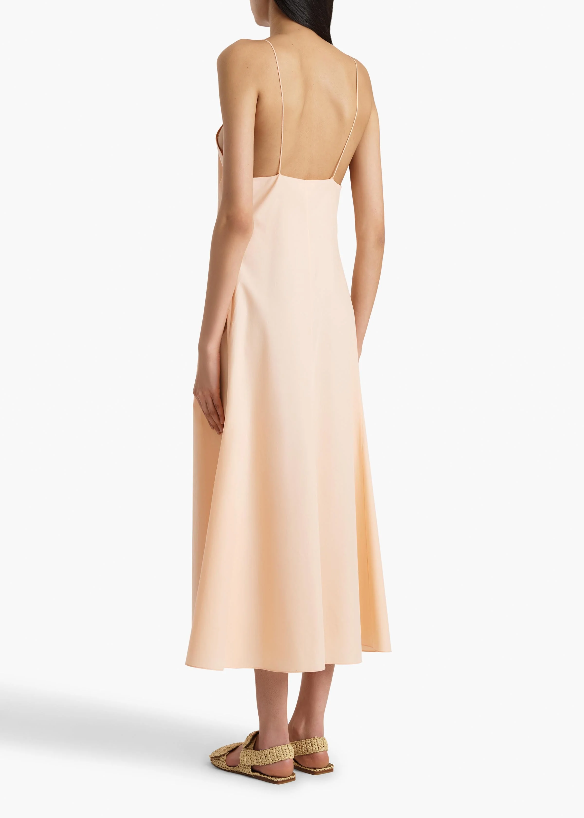 Khaite - Iben Dress in Light Peach - Image 4