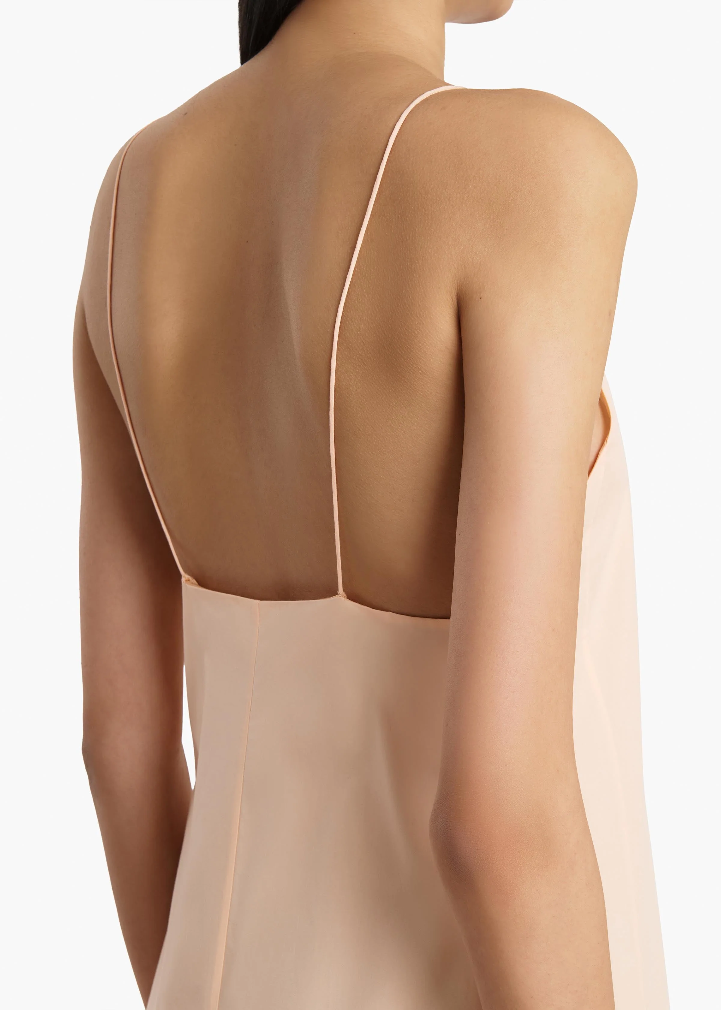 Khaite - Iben Dress in Light Peach - Image 6