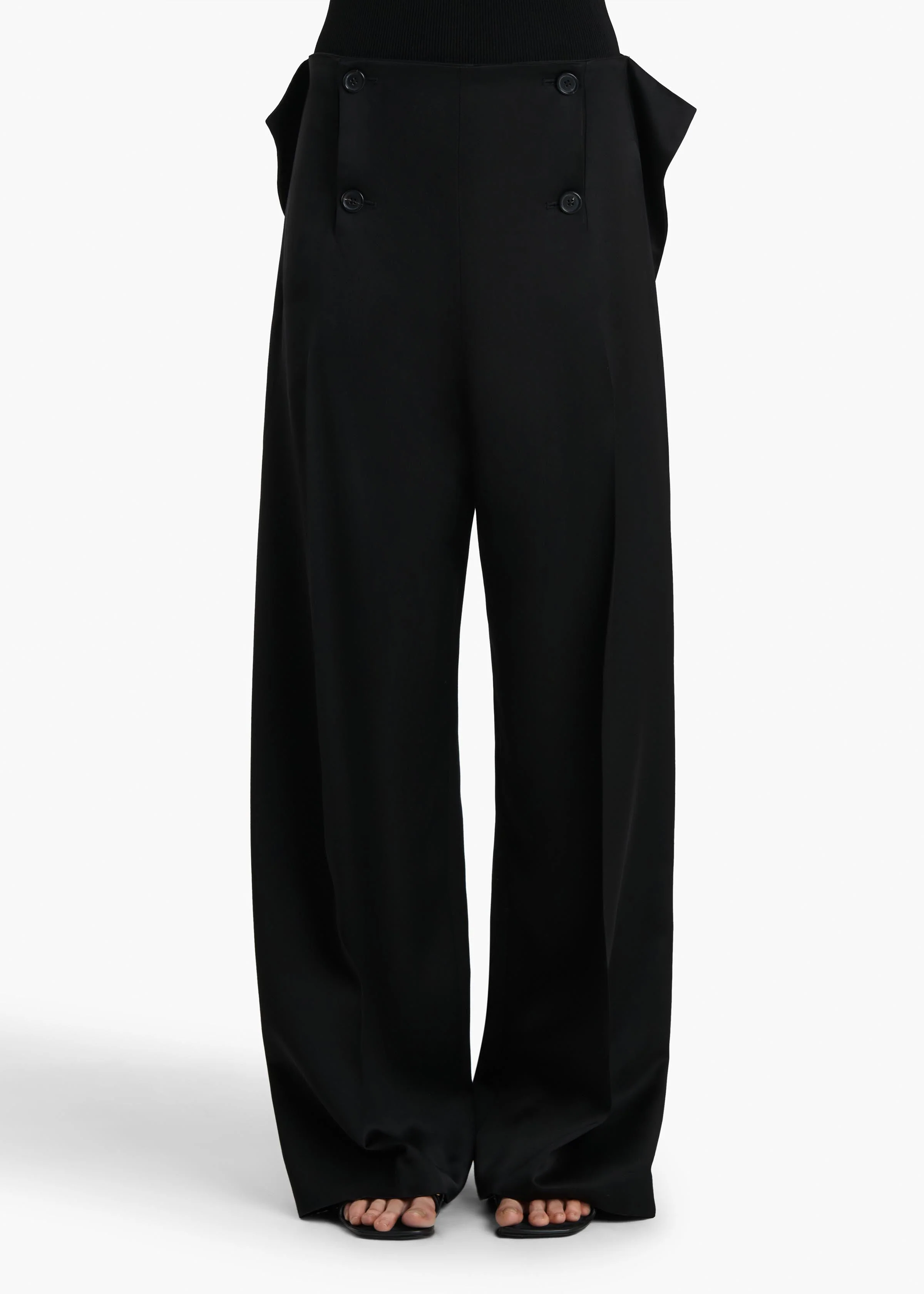 Khaite - Ila Pant in Black - Image 3