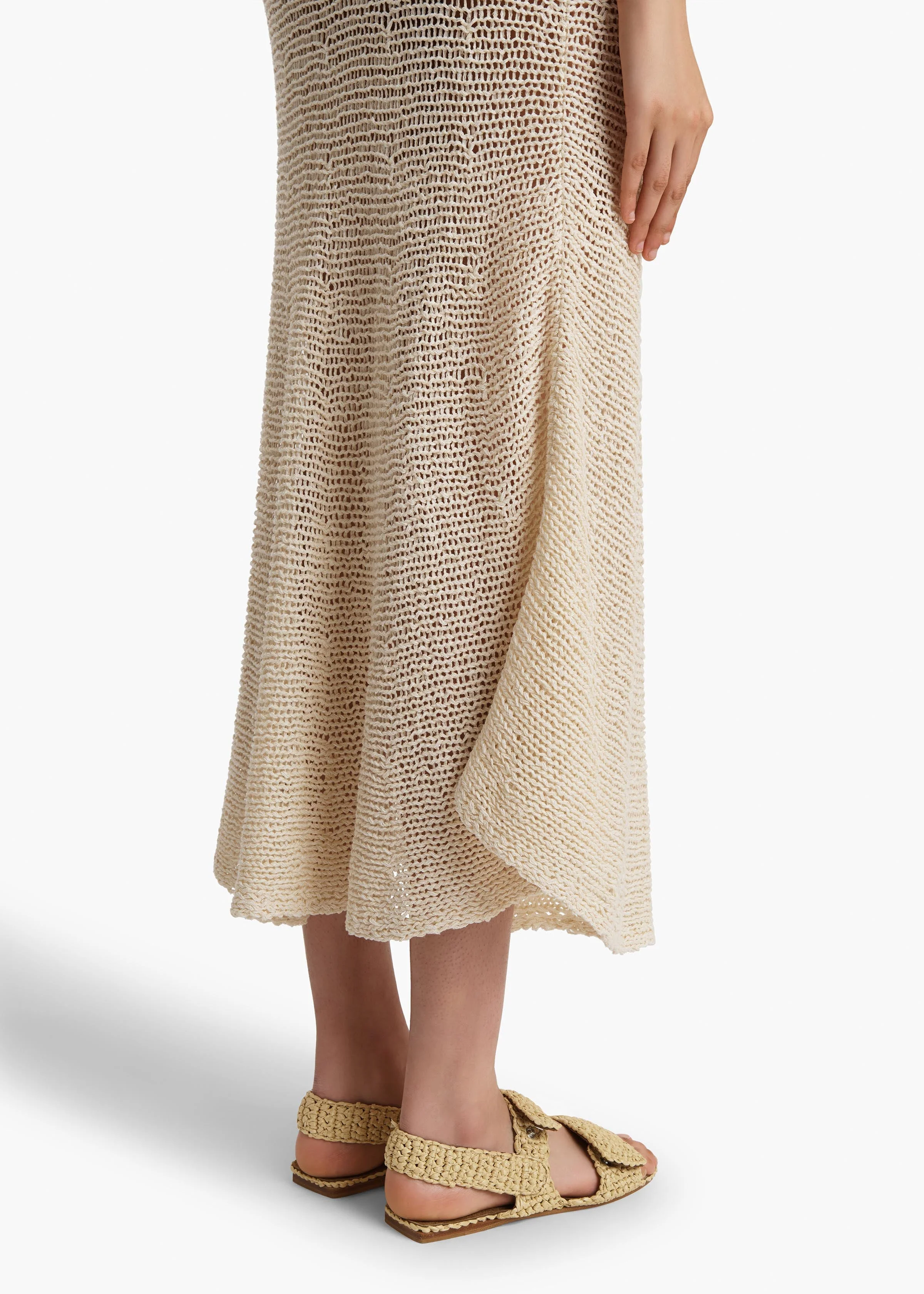 Khaite - Inaya Skirt in Ivory - Image 6