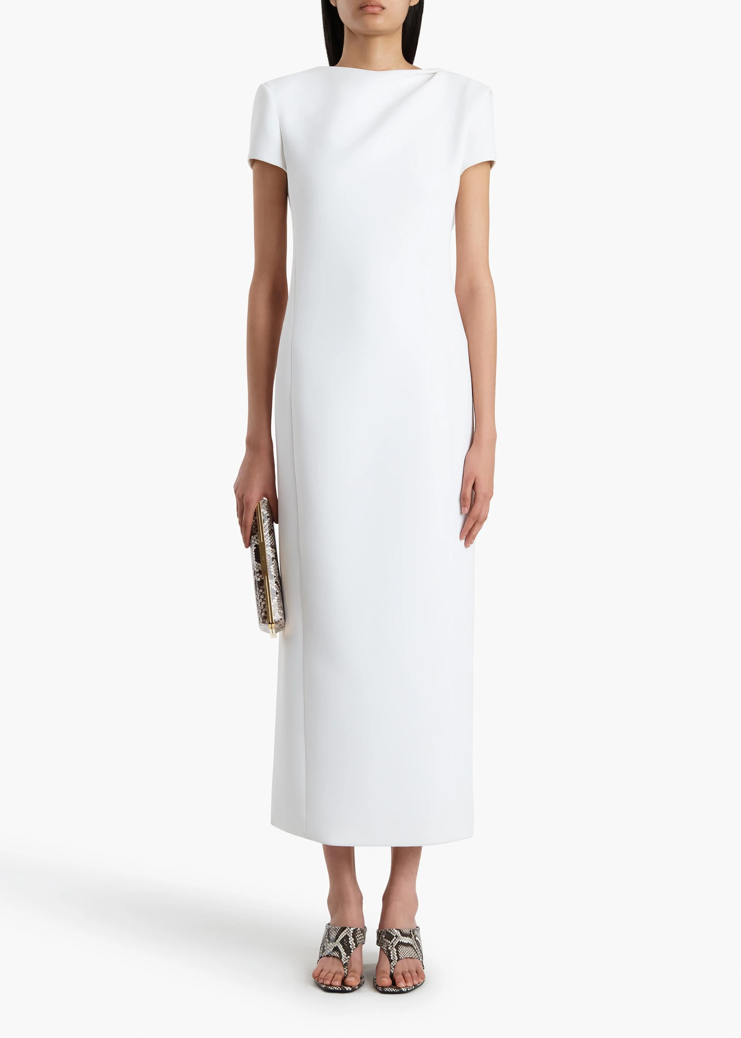 Khaite - Iryl Dress in Chalk - Image 2